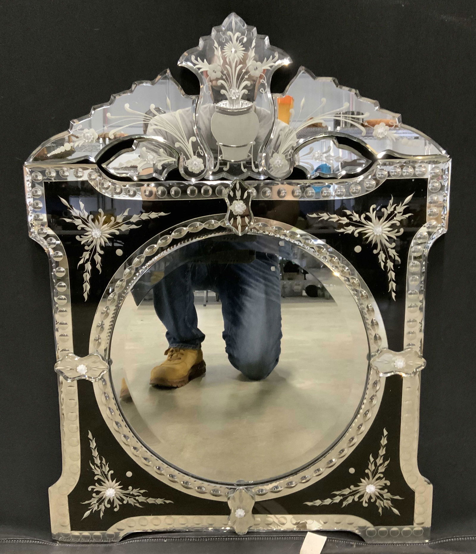 Vintage Beveled Mirror (1 of 7)