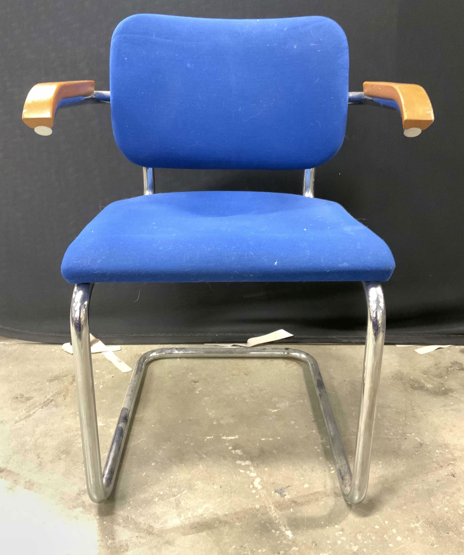 Blue Upholstered Chair (1 of 8)