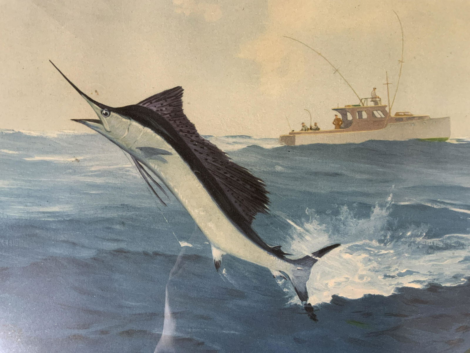 LYNN BOGUE HUNT Sailfish Offset Lithograph (1 of 7)