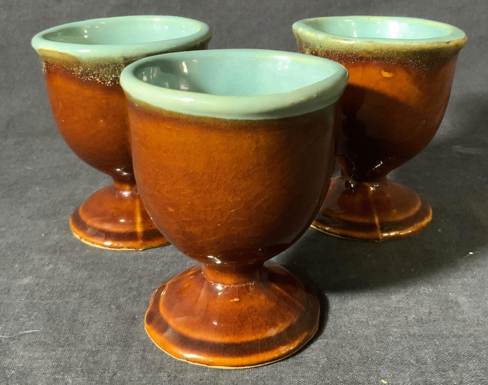 Set 3 Ceramic Footed Cups (1 of 4)