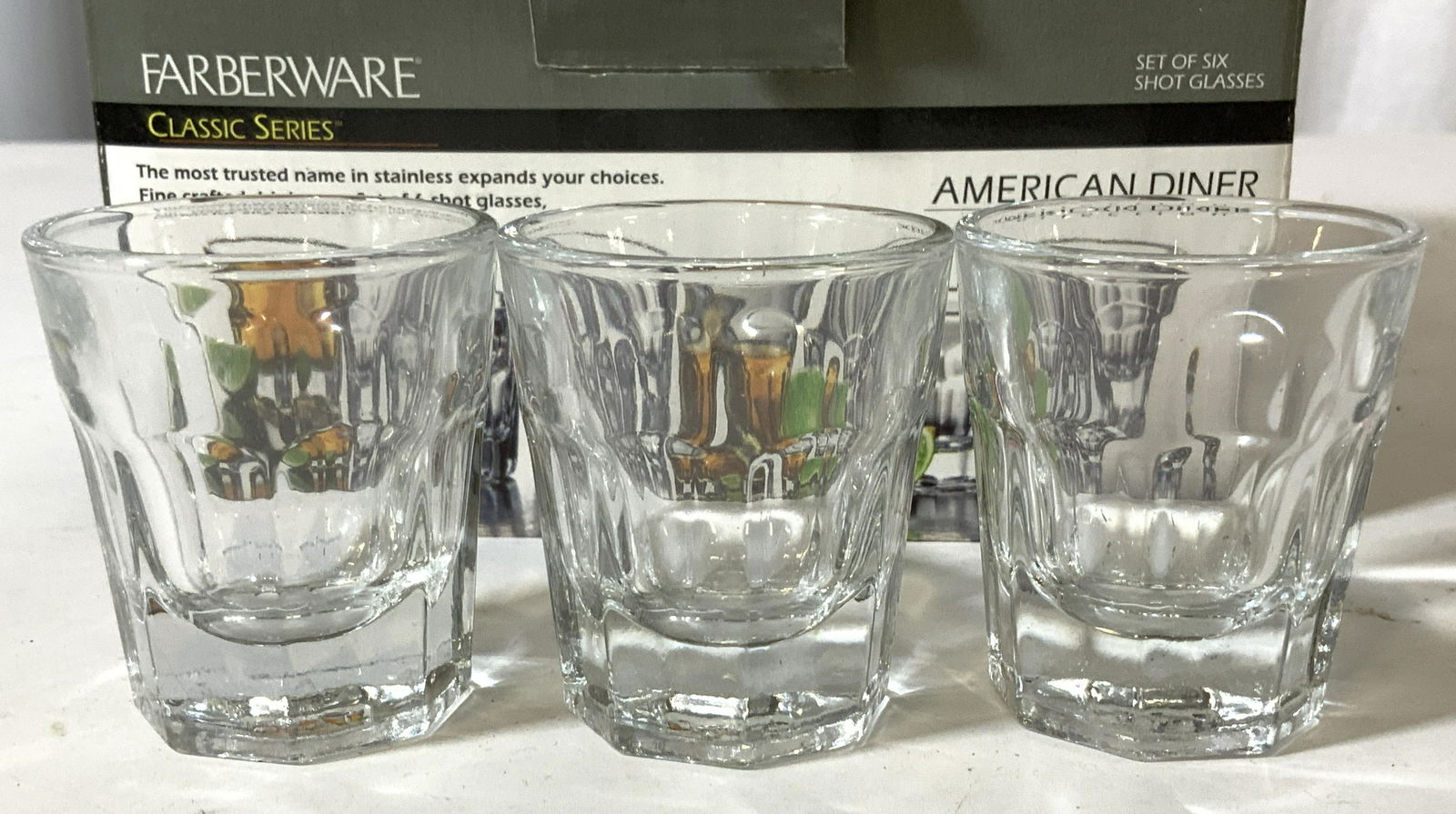 Boxed Set 6 Farber ware Shot Glasses (1 of 5)