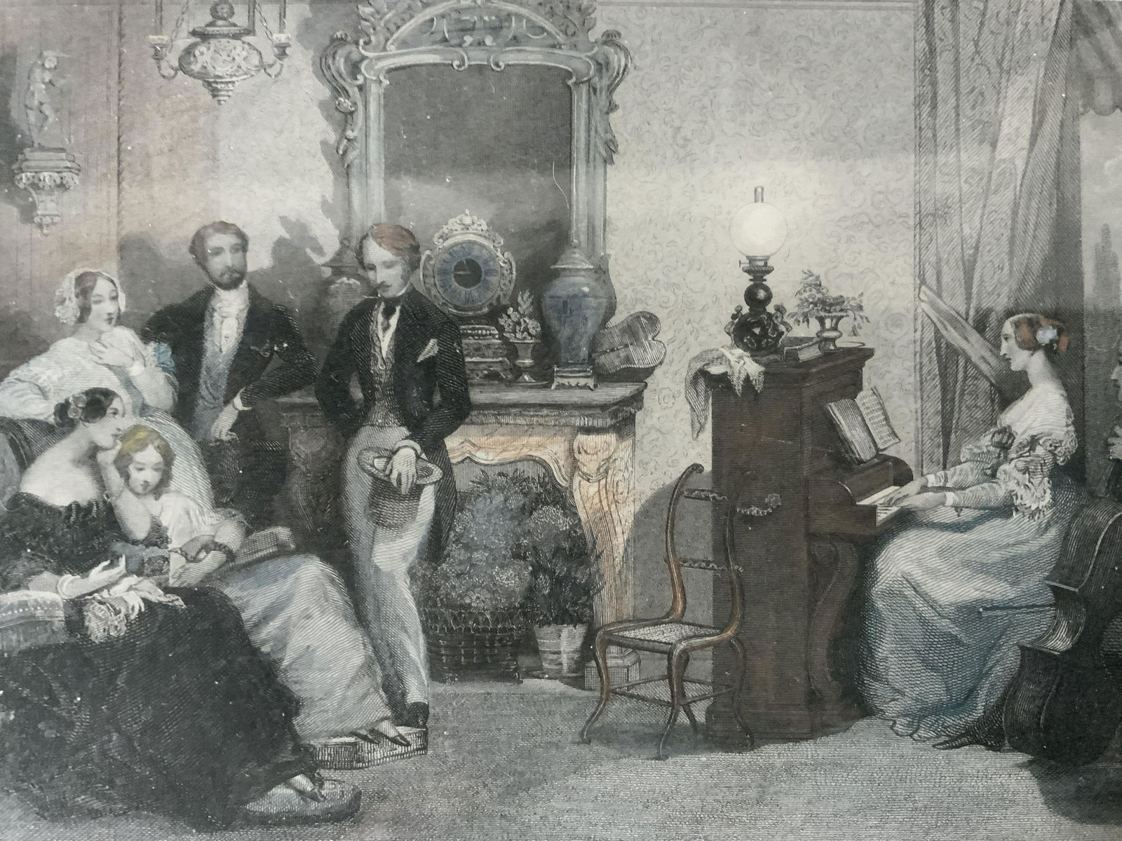 ALFRED T. HEATH A Family Concert Engraving (1 of 6)