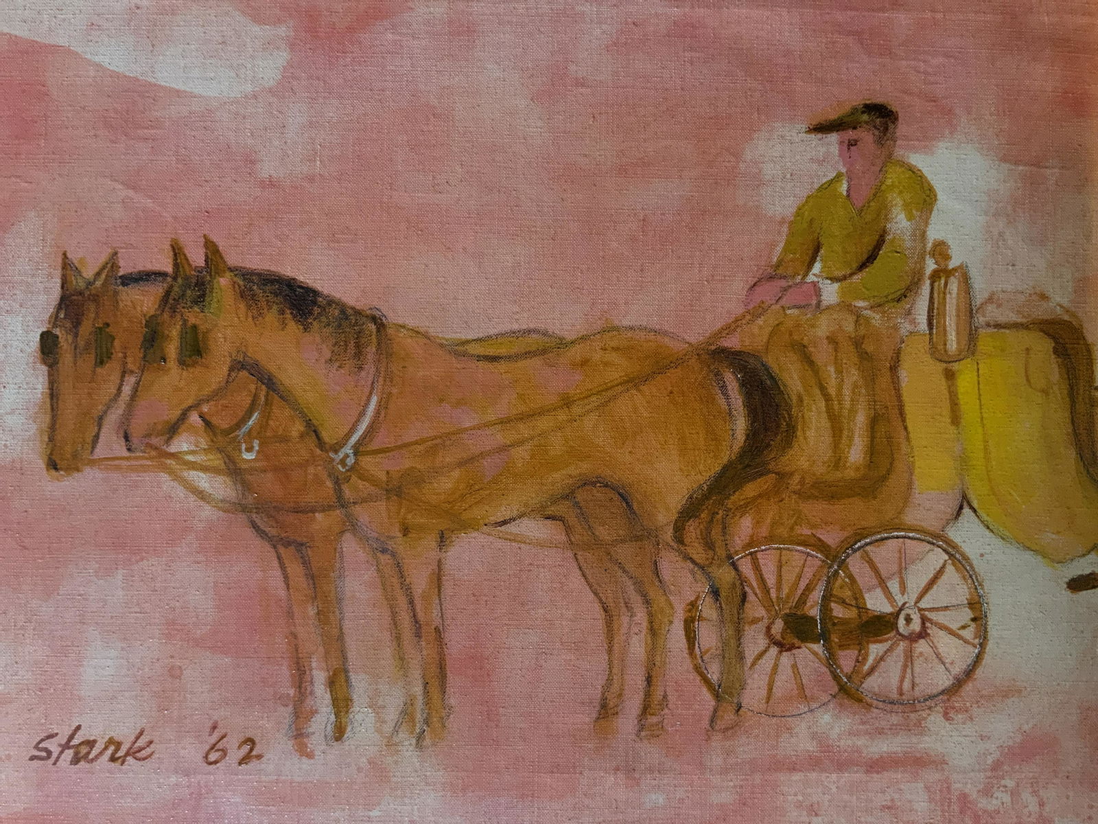 RICHARD STARK Signed Oil on Canvas (1 of 7)