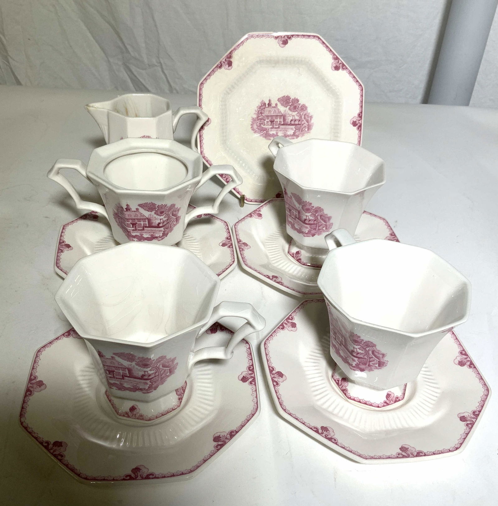 Vintage Set Independence Ironstone, 10 (1 of 5)