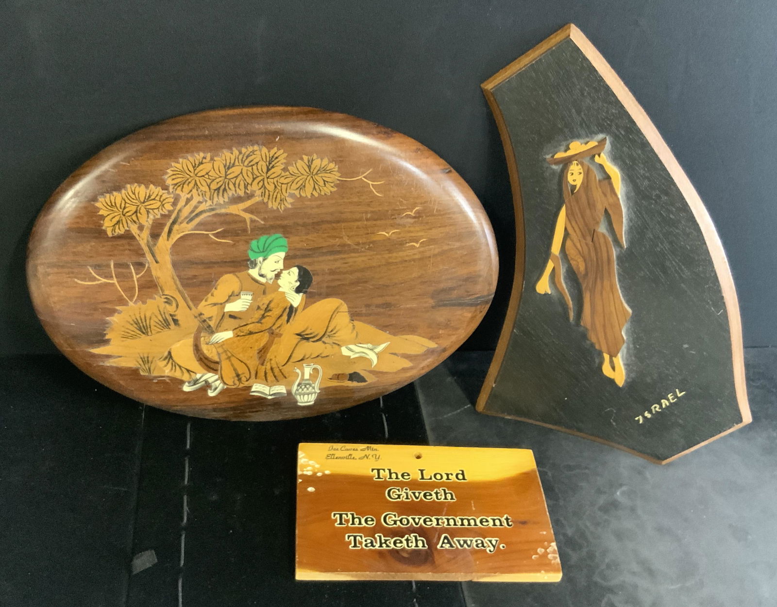 Lot 3 Wooden Signs, Wall Decor (1 of 7)