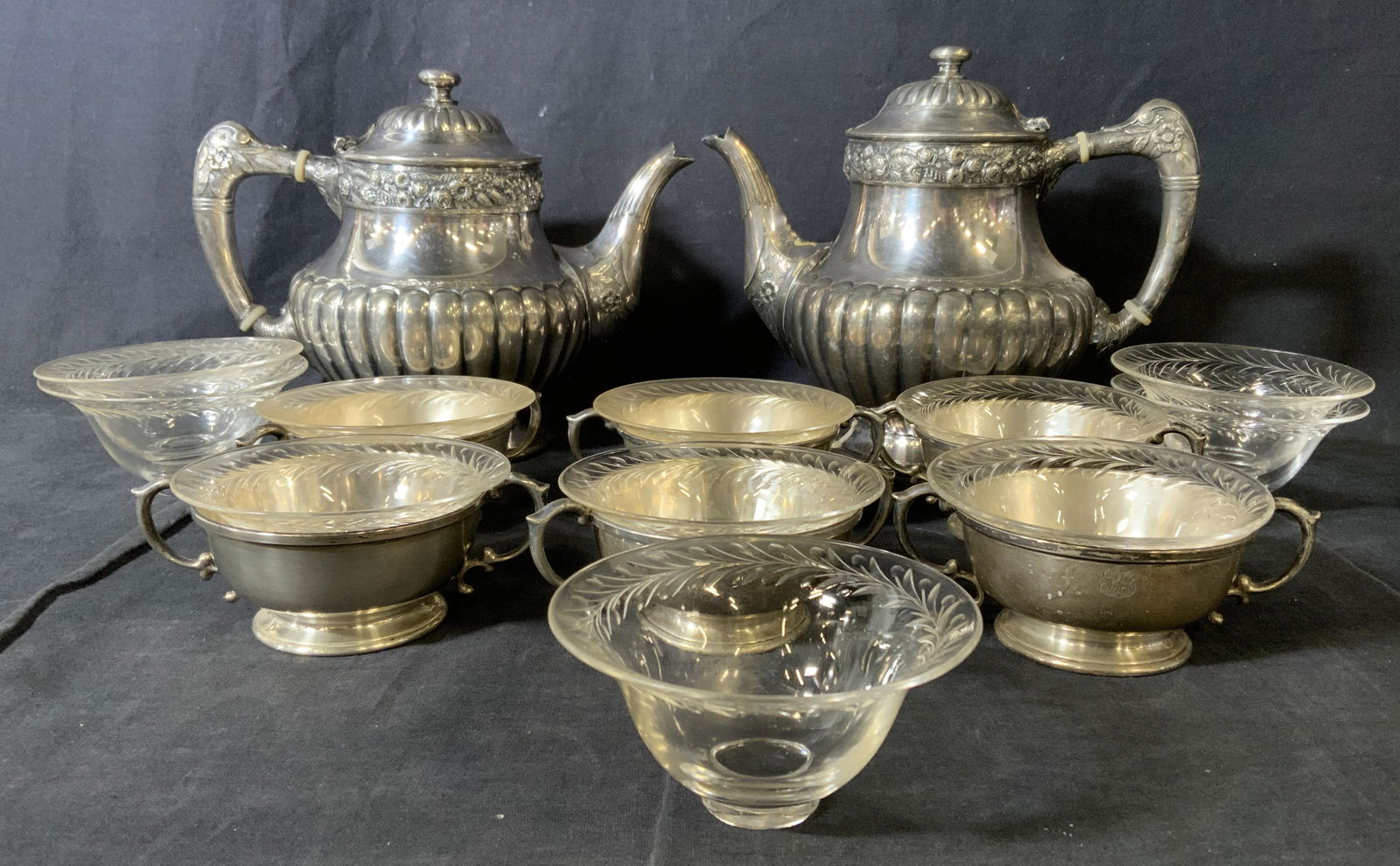 Lot 19 Sterling Silver Cups & Others (1 of 9)