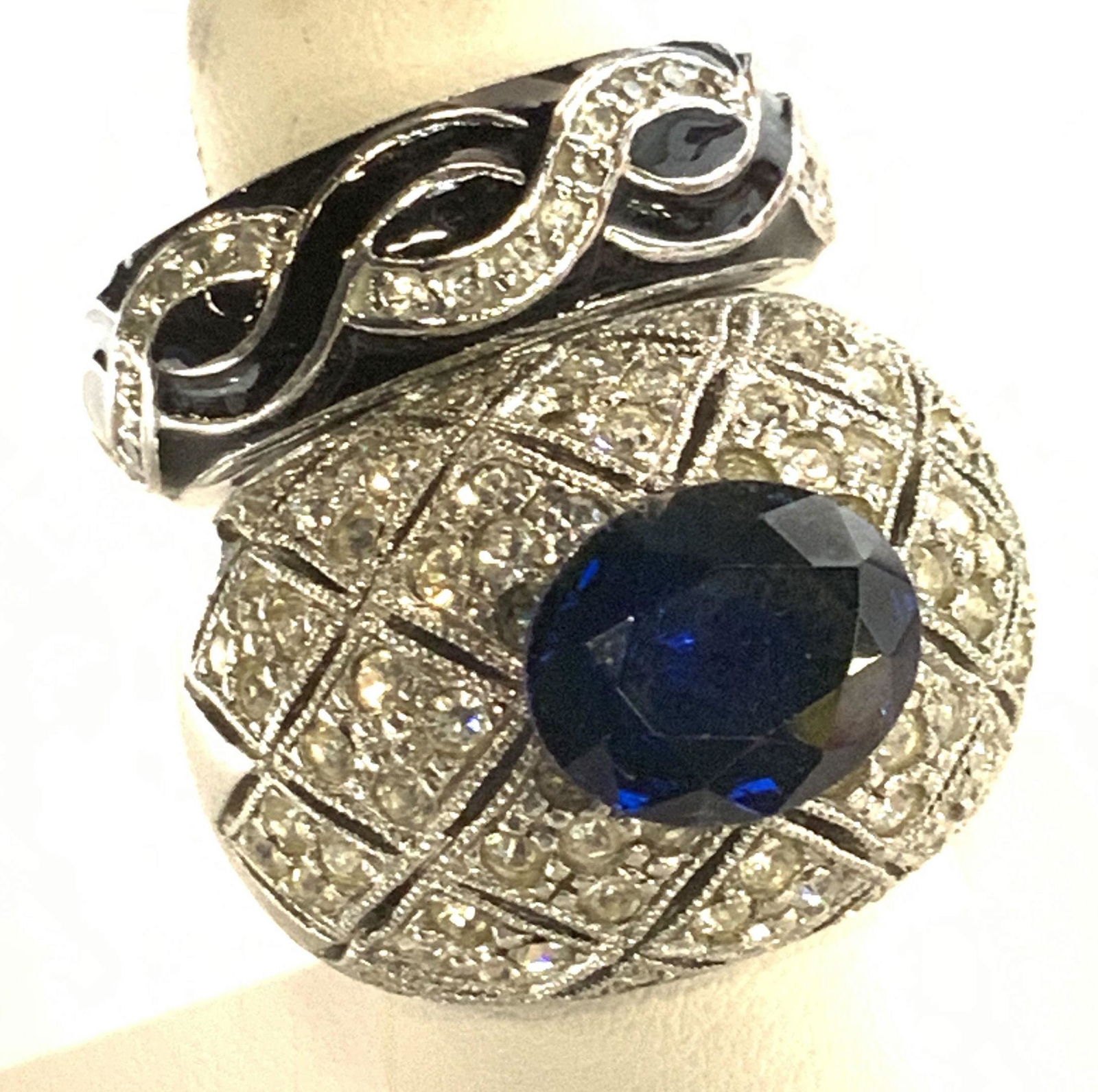 Grp 3 Crystal Rings and Stretch Evil Eye Bracelet (1 of 6)