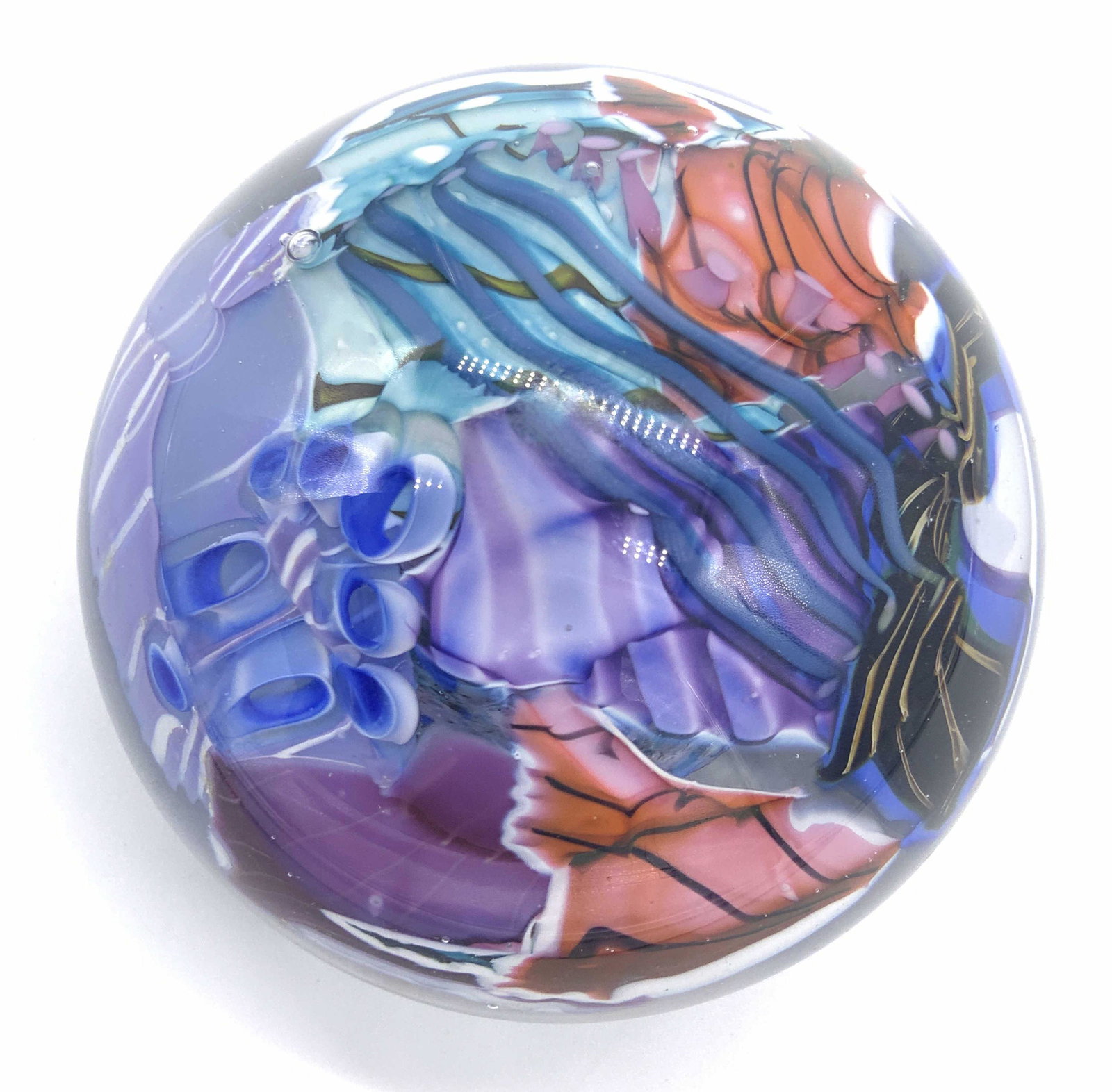 Abstract Artisan Glass Collectible Paperweight (1 of 10)