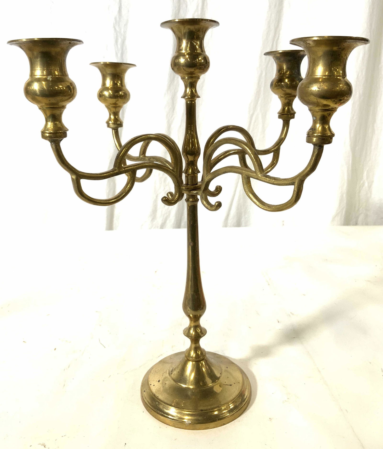 Vintage 5 Arm Brass Candelabra (1 of 8)
