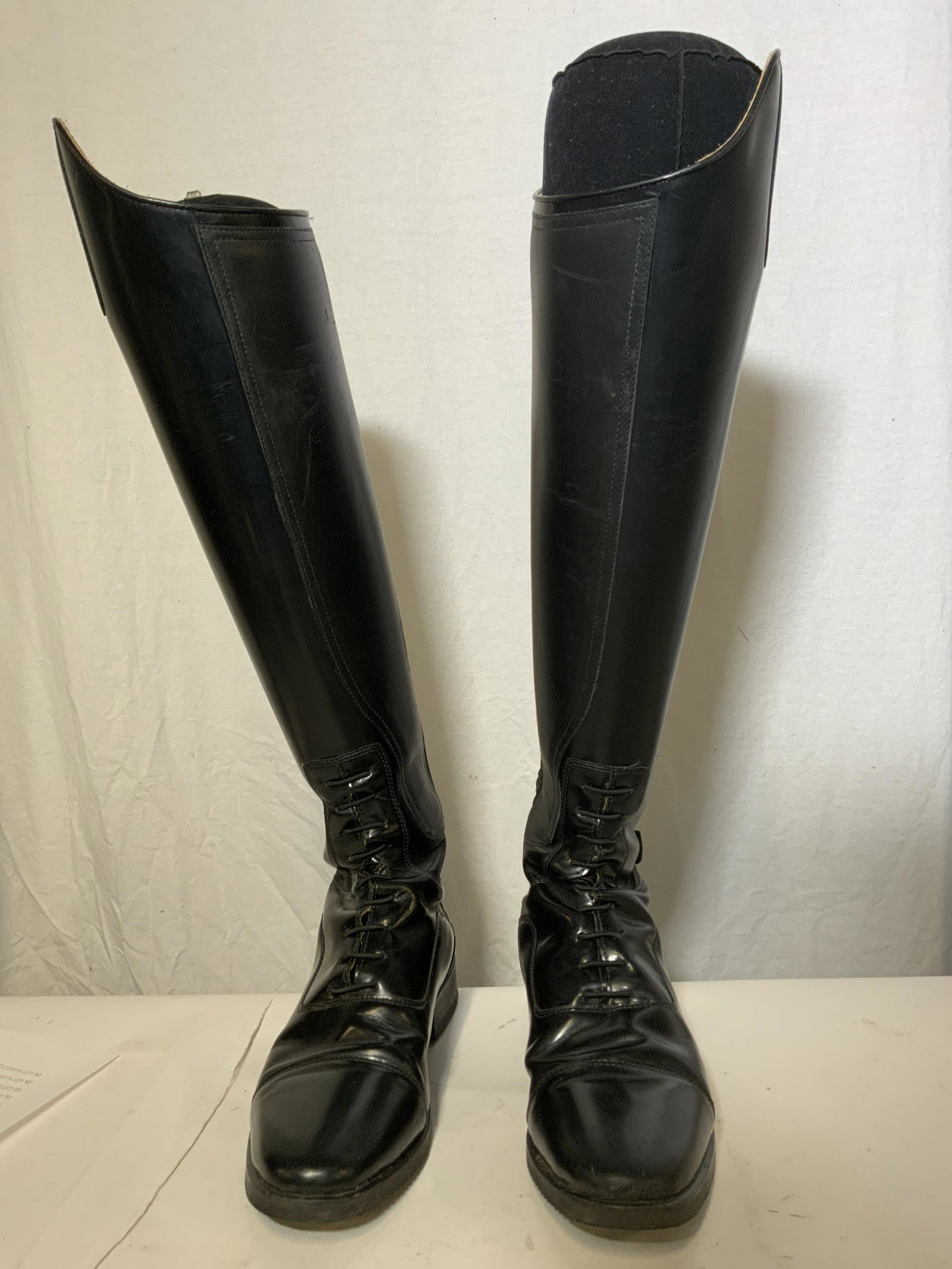 PEGASUS Women’s Riding Boots: PEGASUS Women’s Riding Boots, inscriptions read ‘Pegasus Made in Portugal 38.5 (35.5/46.5) heel measures 1 1/8 inches tall, wear from previous use, Pegasus, women’s shoes, footwear, riding boots