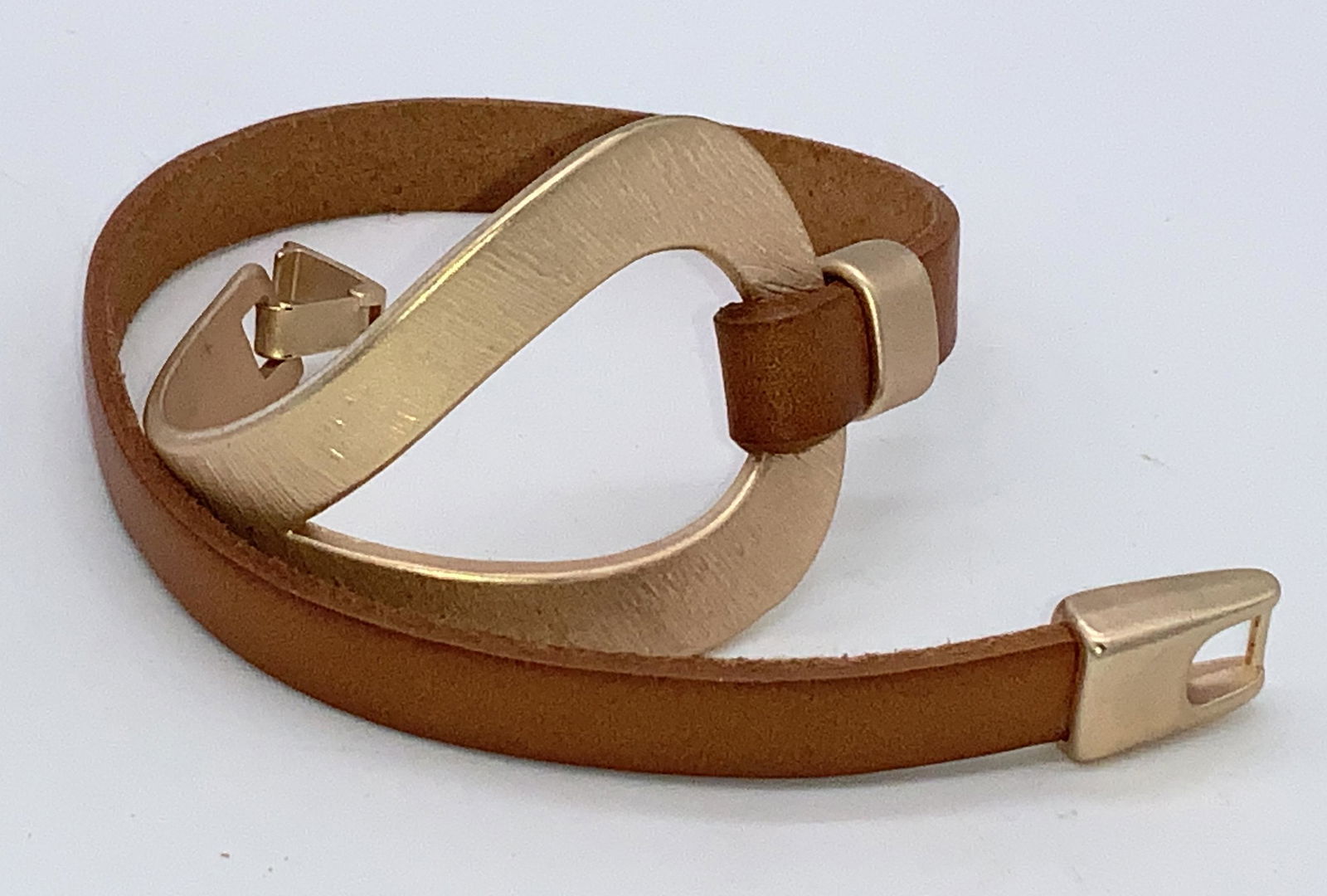 Artisanal Sculpted Metal and Leather Jewelry (1 of 5)