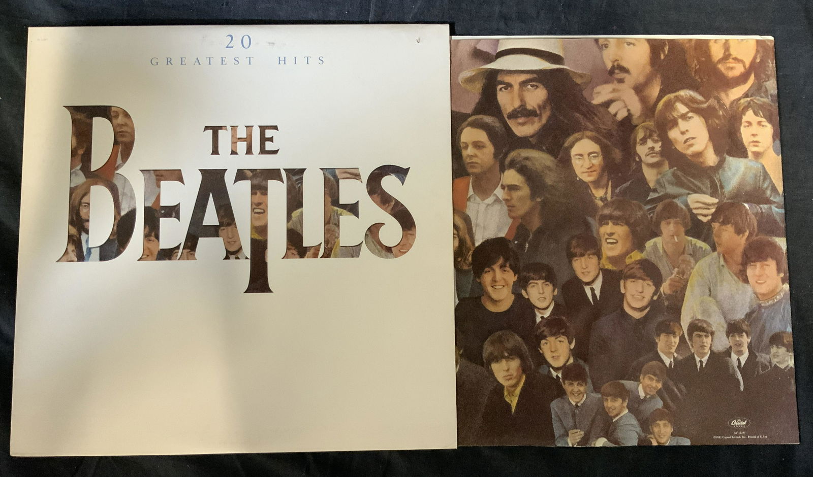 Vintage THE BEATLES 20 Greatest Hits Vinyl Records (1 of 5)