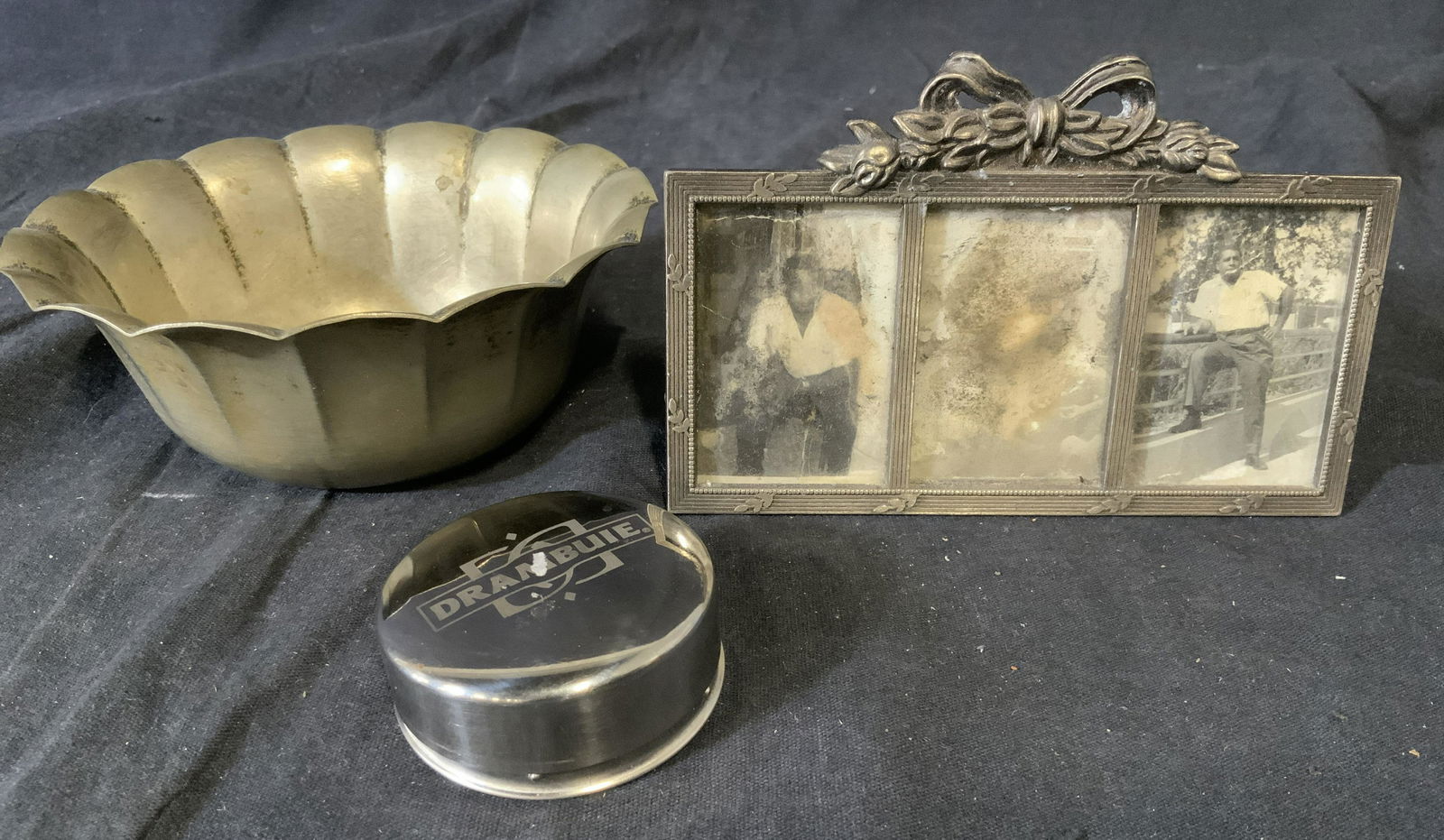 Lot of 3 Metal Tabletop Accessories (1 of 4)