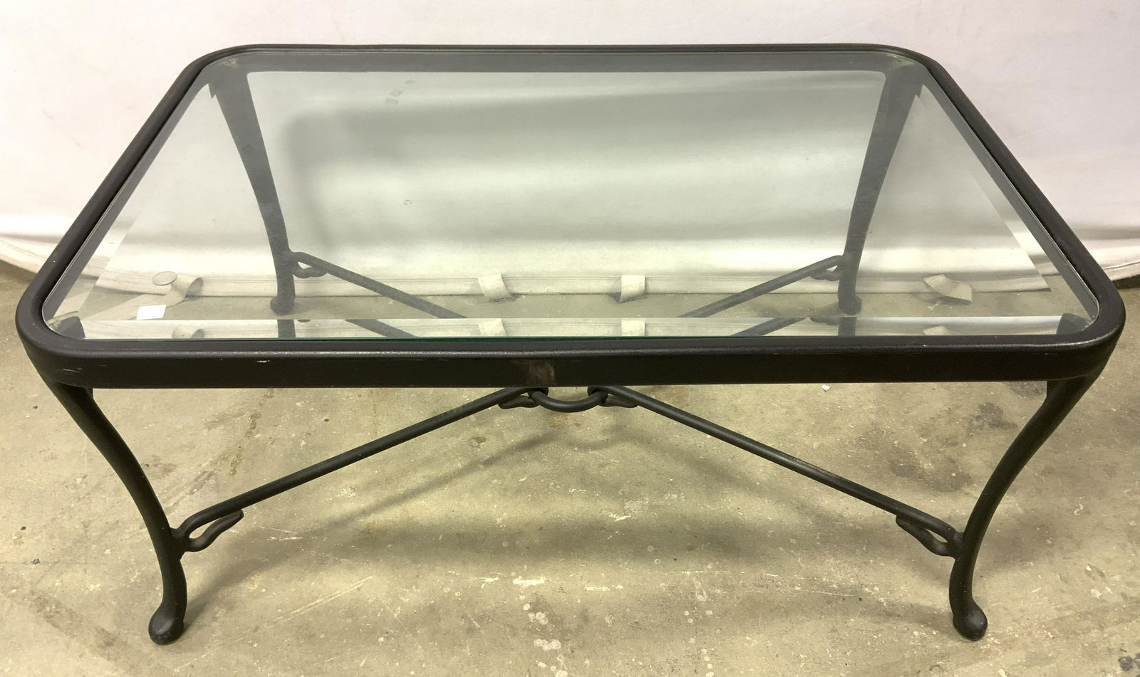 Glass & Metal Coffee Table (1 of 9)