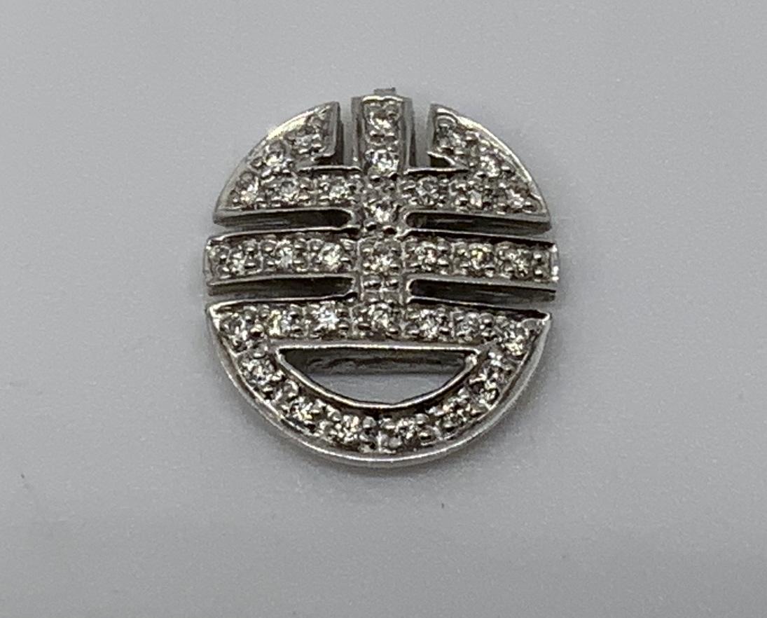 MIMI 18KT White Gold & Diamond Earring (1 of 5)