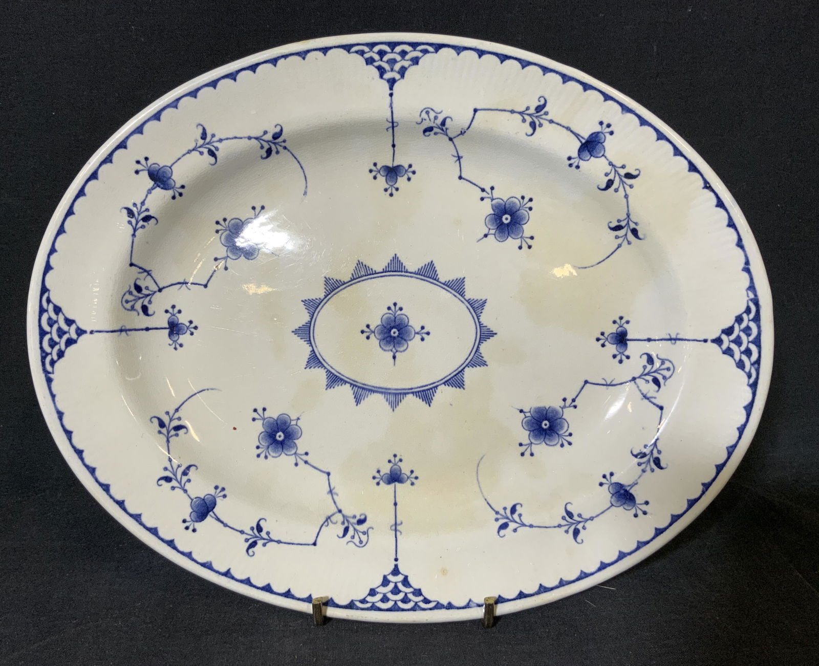 Antique FURNIVALS Ceramic Serving Dish (1 of 5)