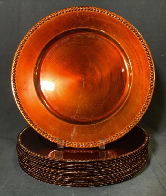 Set 10 SUR LA TABLE Composite Charger Plates (1 of 5)