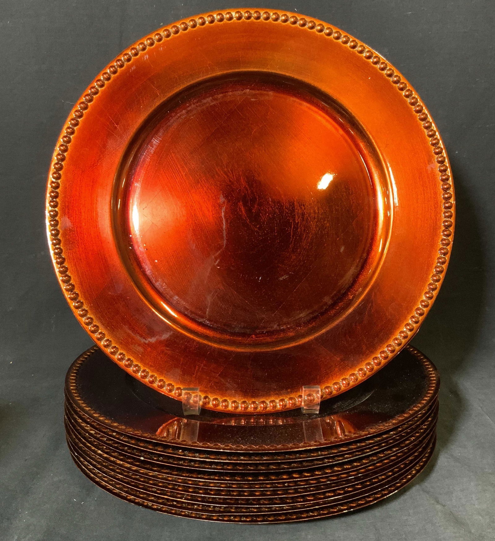 Set 10 SUR LA TABLE Composite Charger Plates (1 of 5)