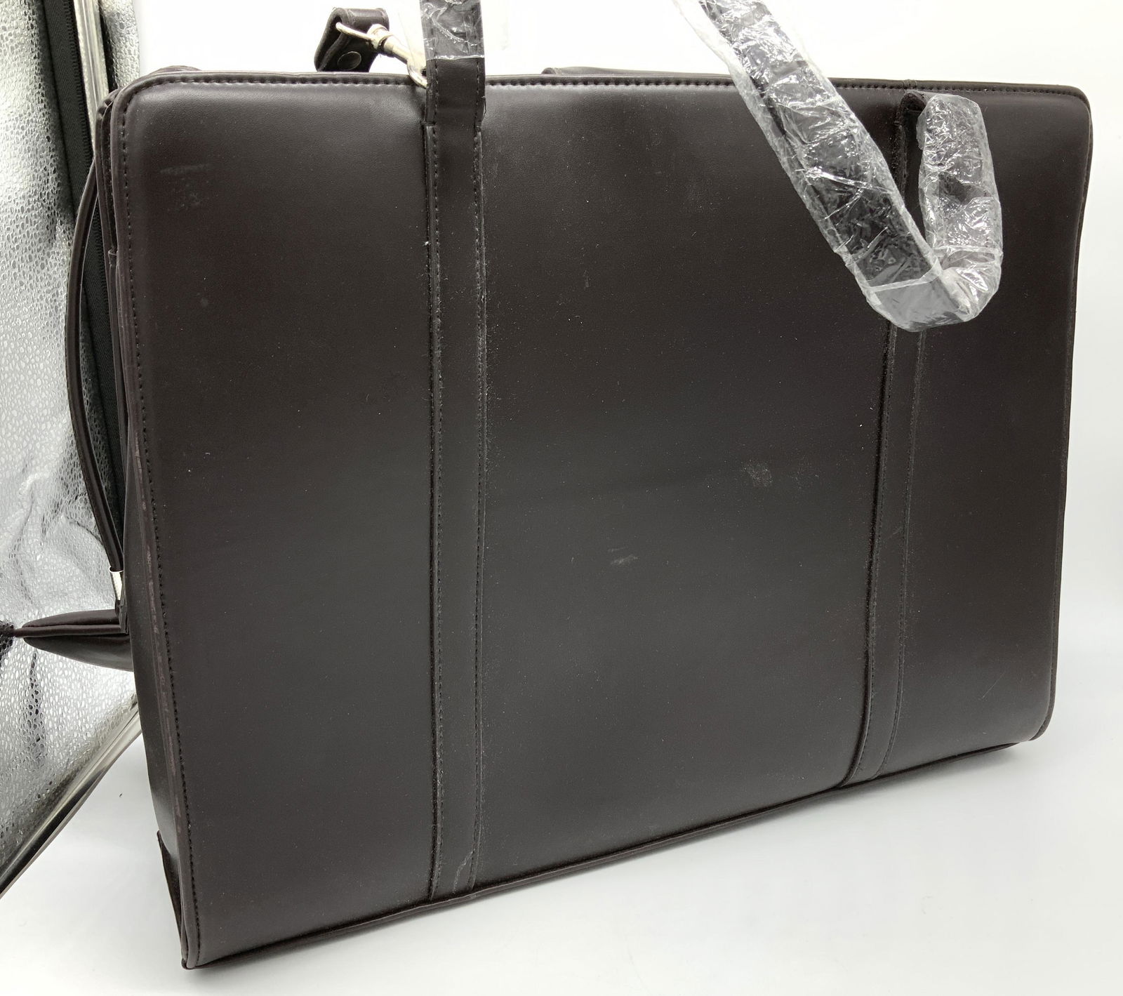 Leather Cross Shoulder/ Carry Briefcase (1 of 10)