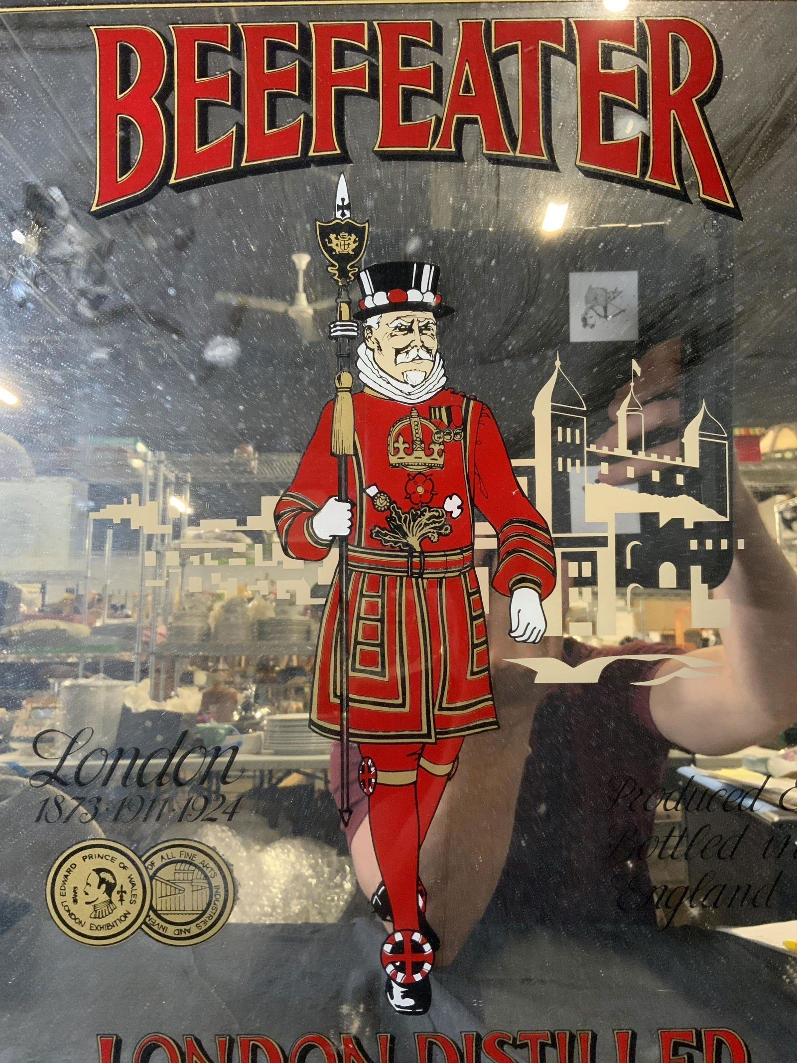 BEEFEATER Gin Bar Mirror (1 of 5)