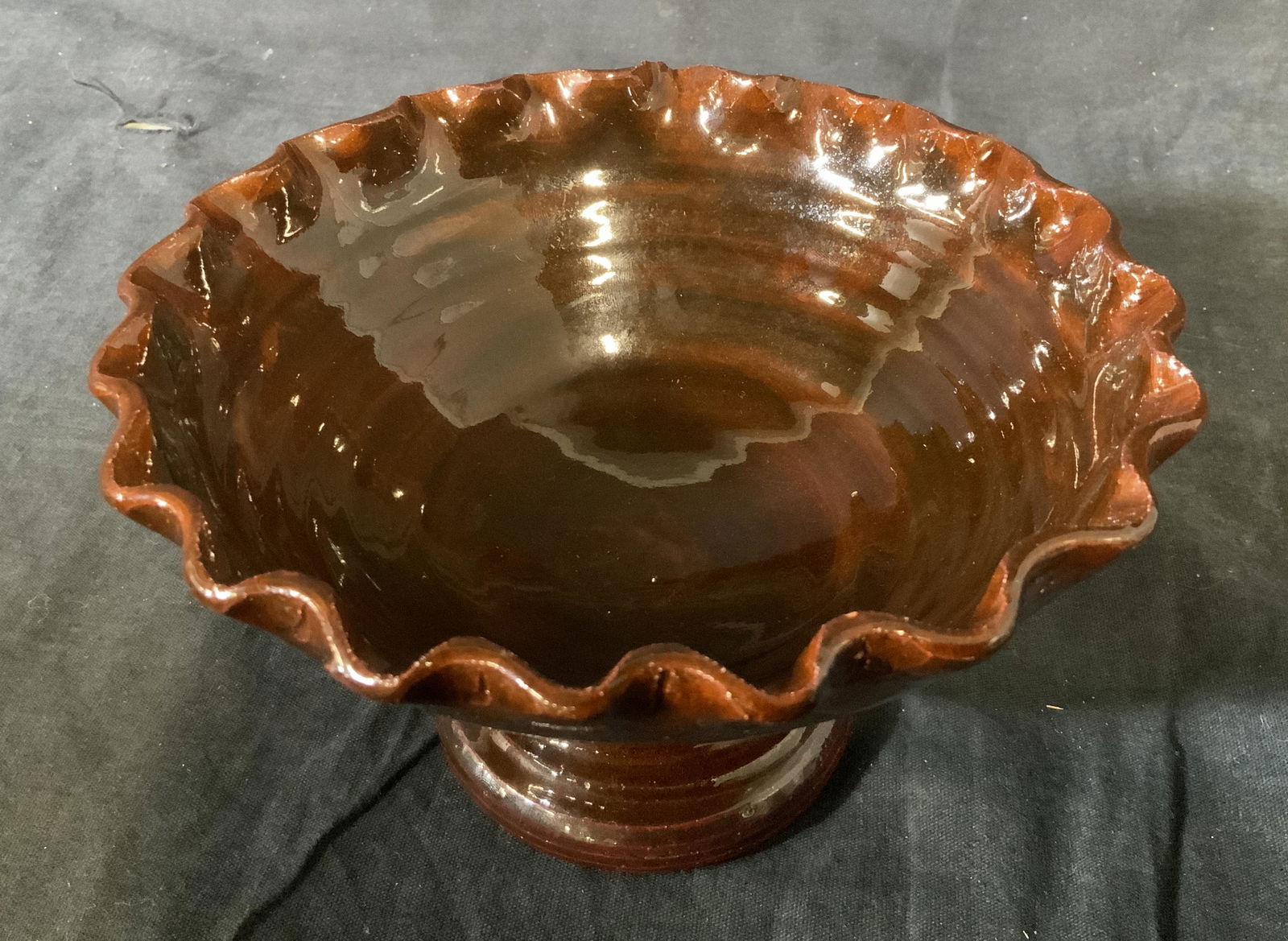 Signed Ceramic Trinket Dish (1 of 5)