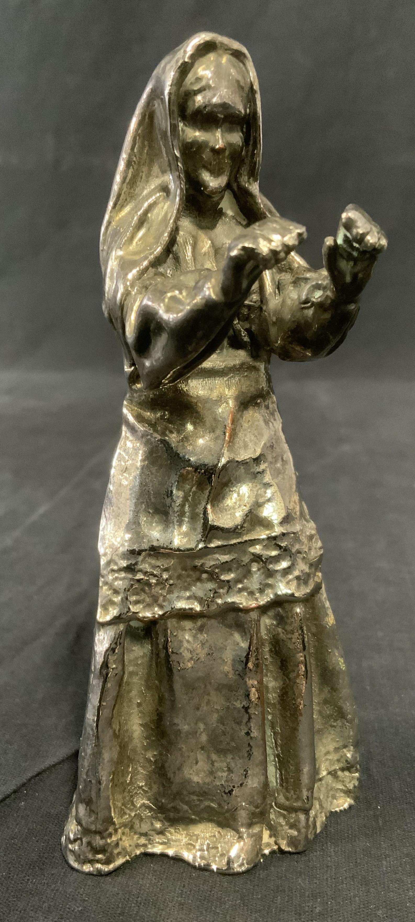 Decorative Metal Female Figural, Jerusalem (1 of 6)