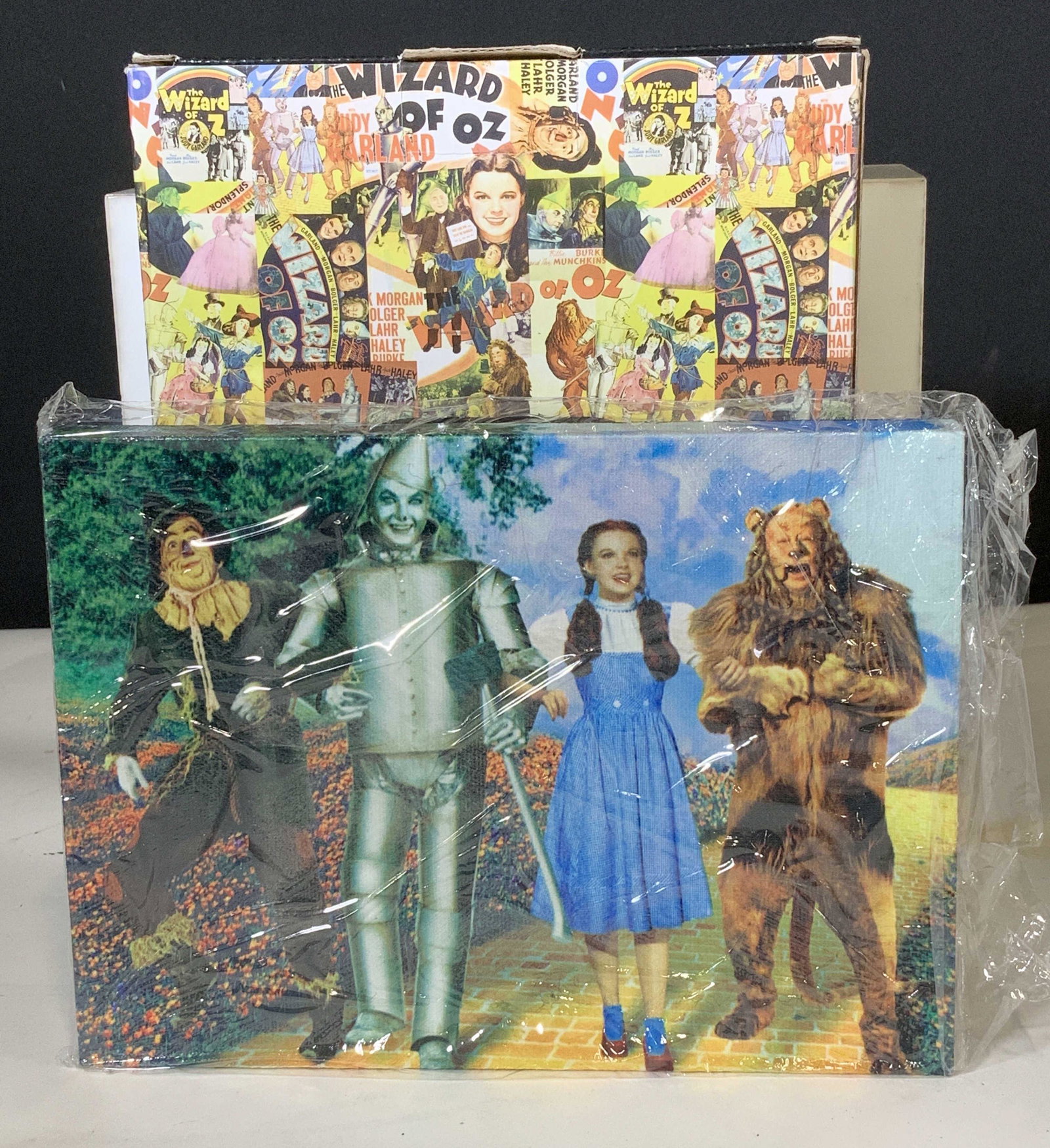 Collect. wizard of Oz Canvas Art: New in Box 6x 8 CANVAS Art of Wizard of Oz characters Walking down the yellow brick road. Westland product no 17250 Titled Best Friends. Canvas Art, Wizard Of Oz Art, Wall Decor, New In Box Movie Art,