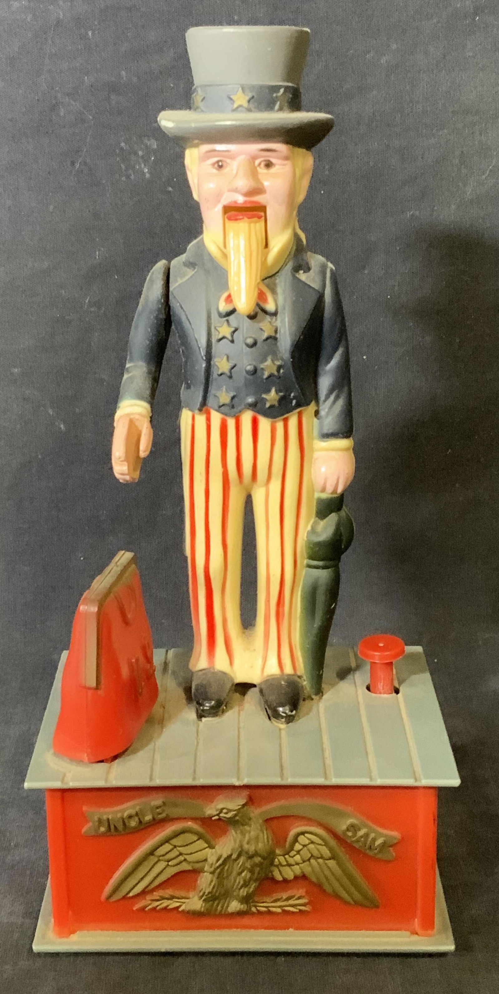 Vintage Composite Uncle Sam Bank (1 of 7)
