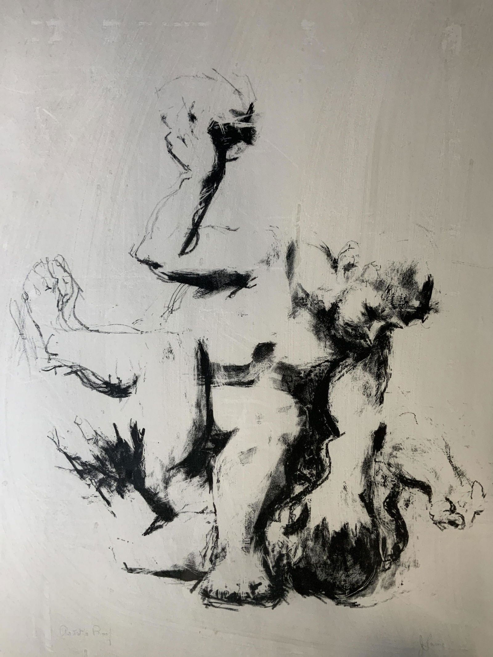 JACK LEVINE Signed AP Lithograph (1 of 9)