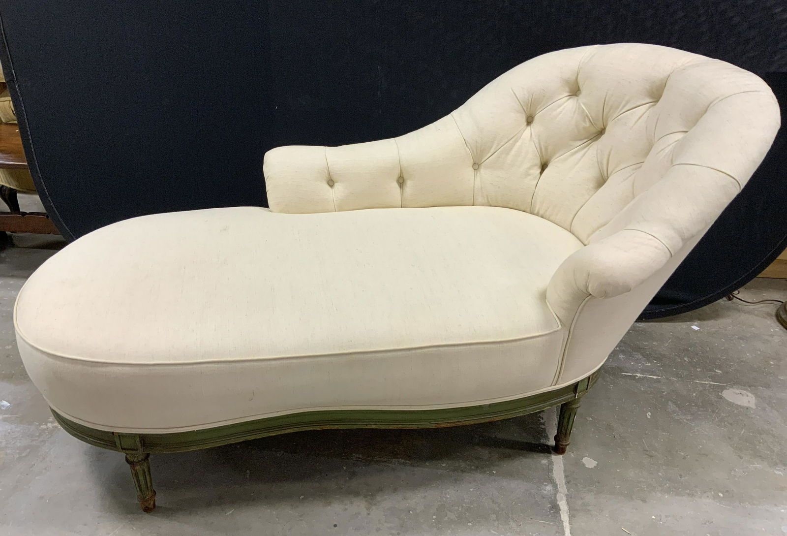 Antique Tufted Chaise Lounge (1 of 6)