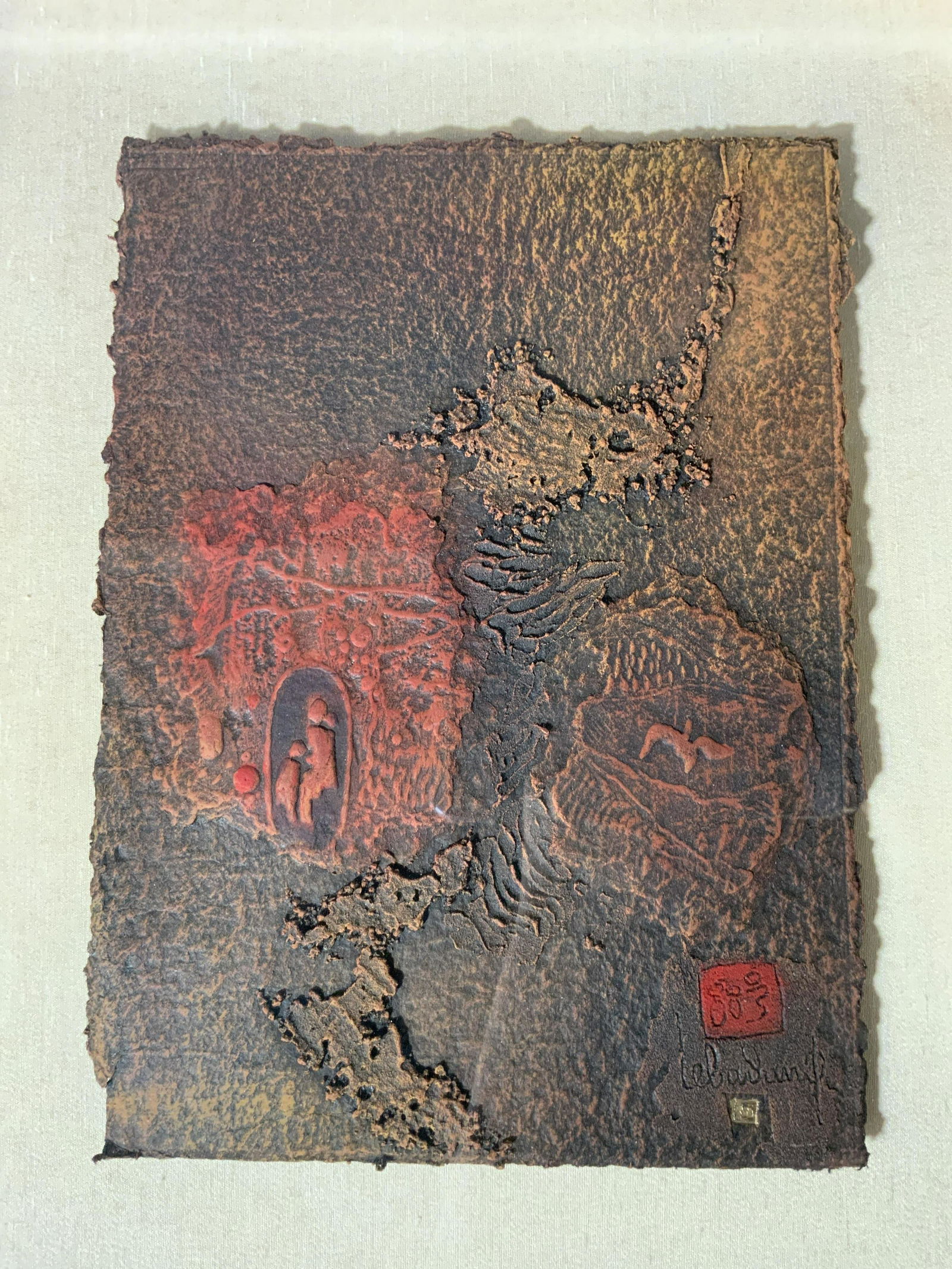 LEBADANG Signed Embossed Lithograph (1 of 7)