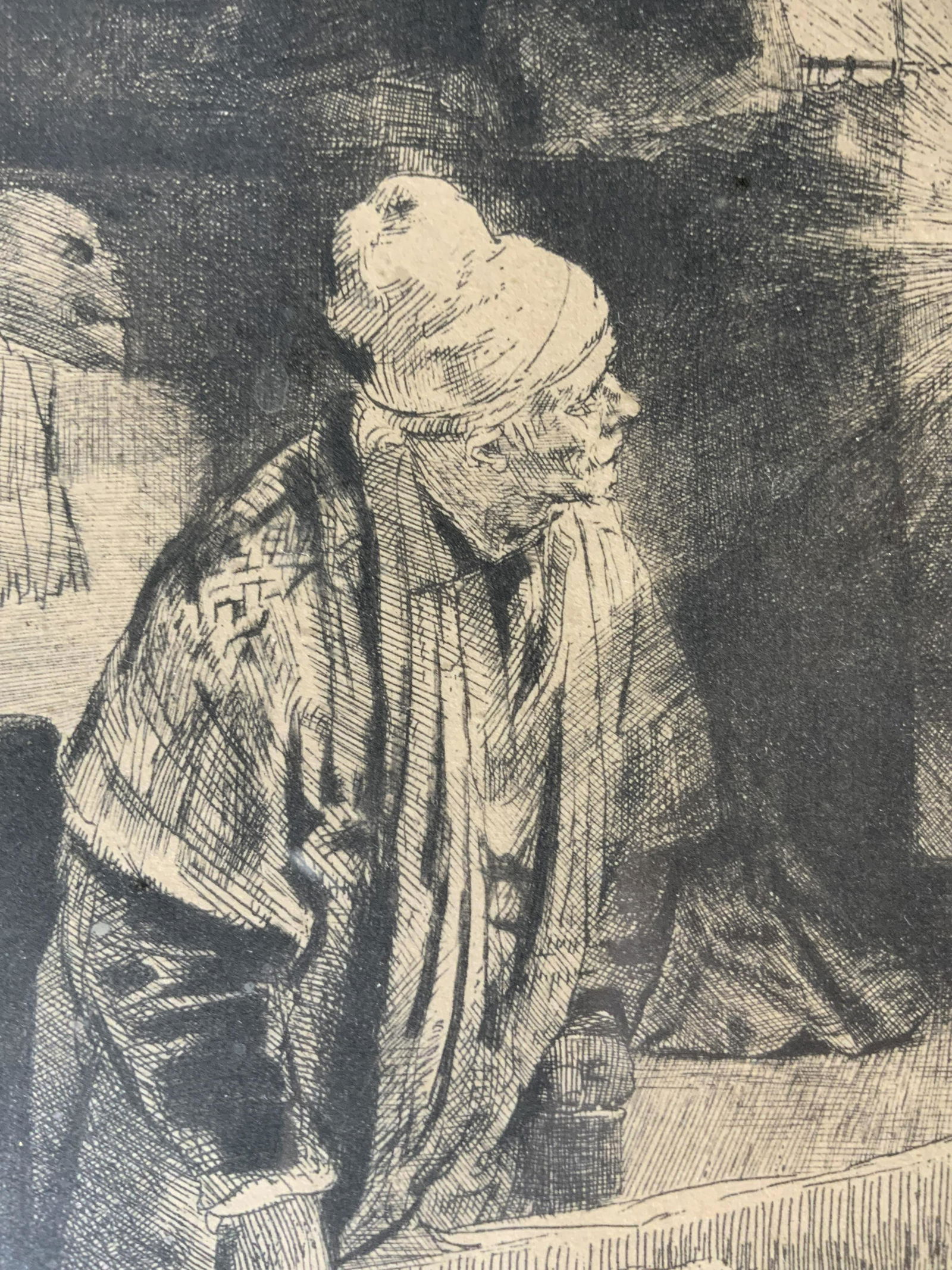 REMBRANDT VAN RIJN Scholar in Study Etching (1 of 5)