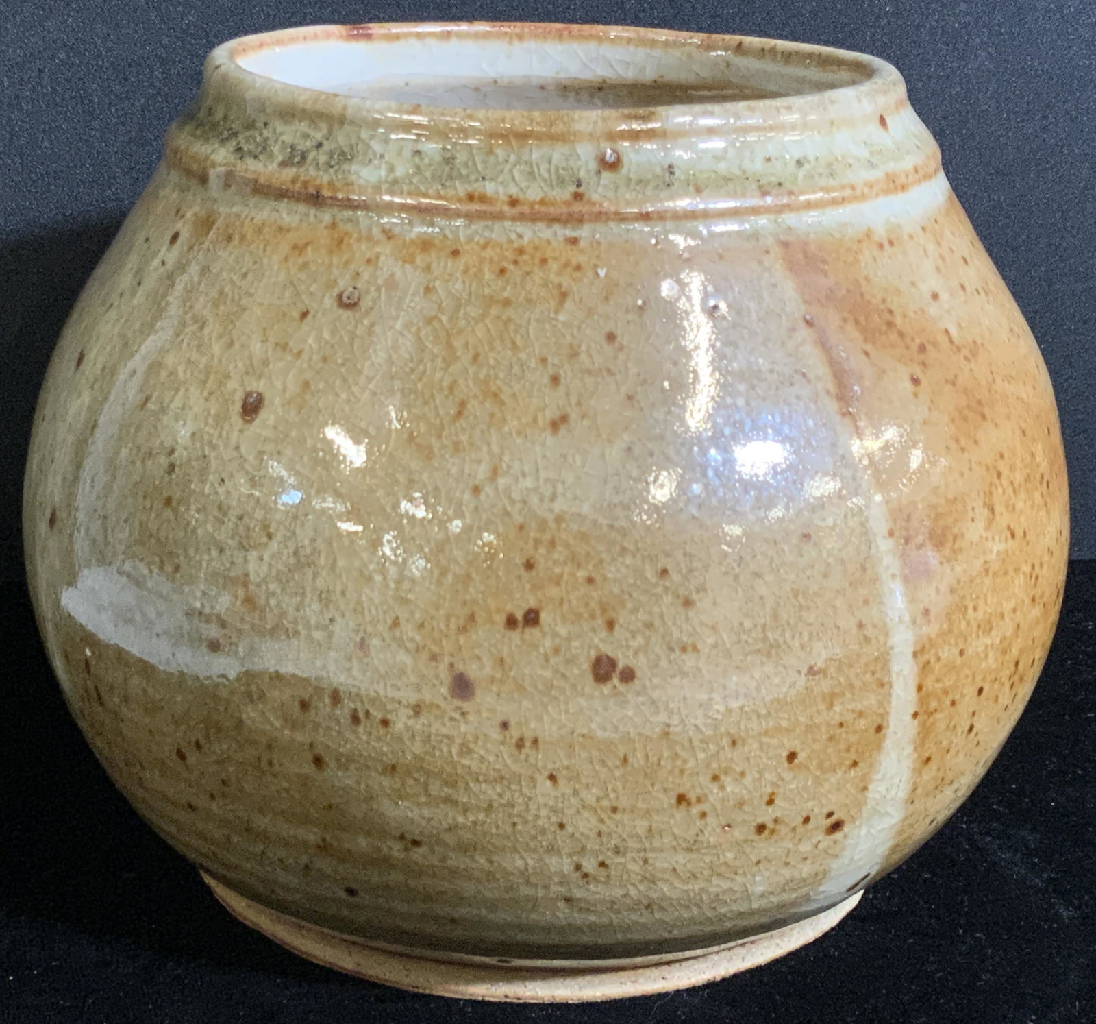 AVIVA Signed Vintage Handmade Ceramic Vessel (1 of 8)