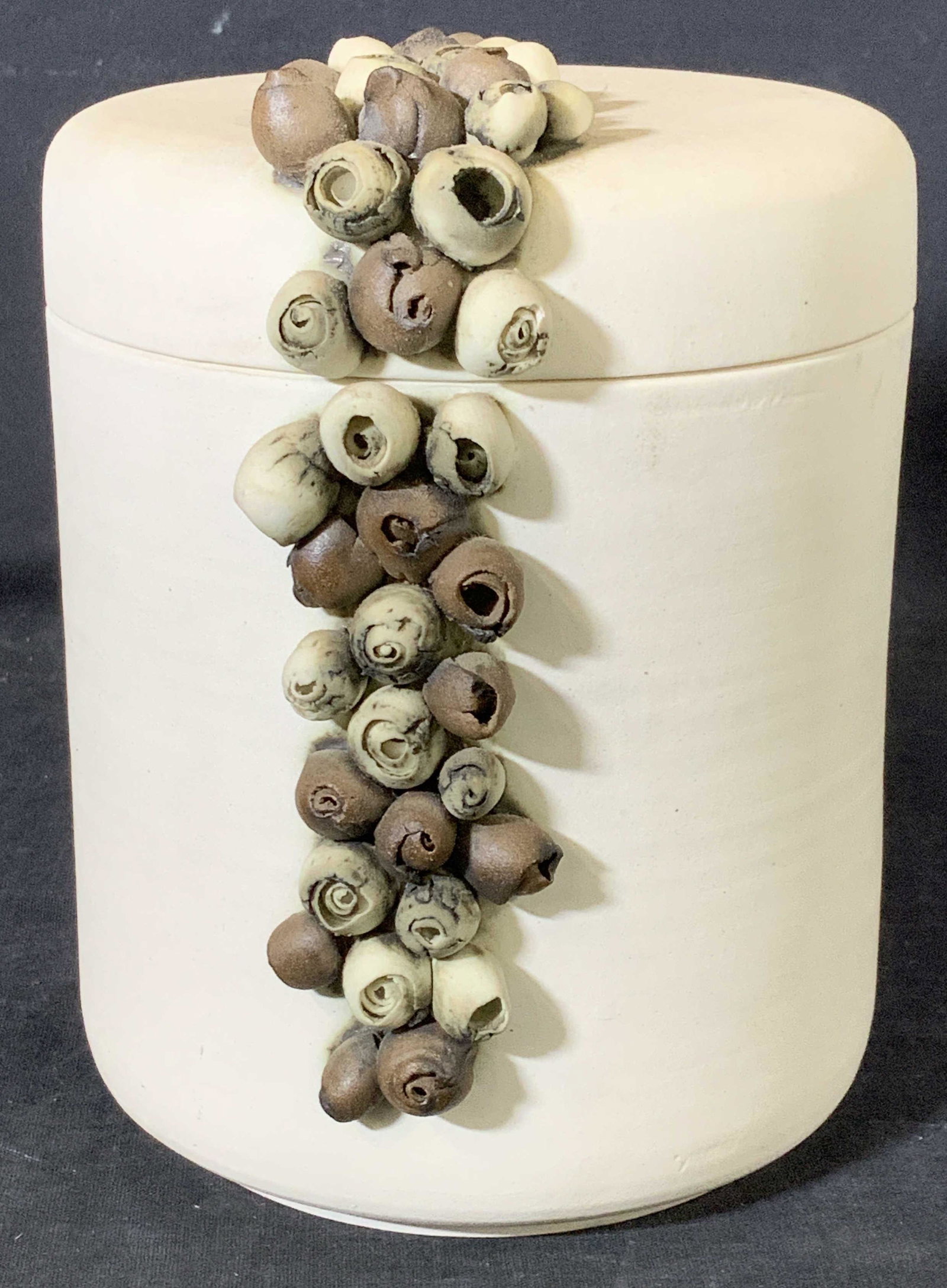 Signed Gardella Embellished Ceramic Vessel (1 of 6)