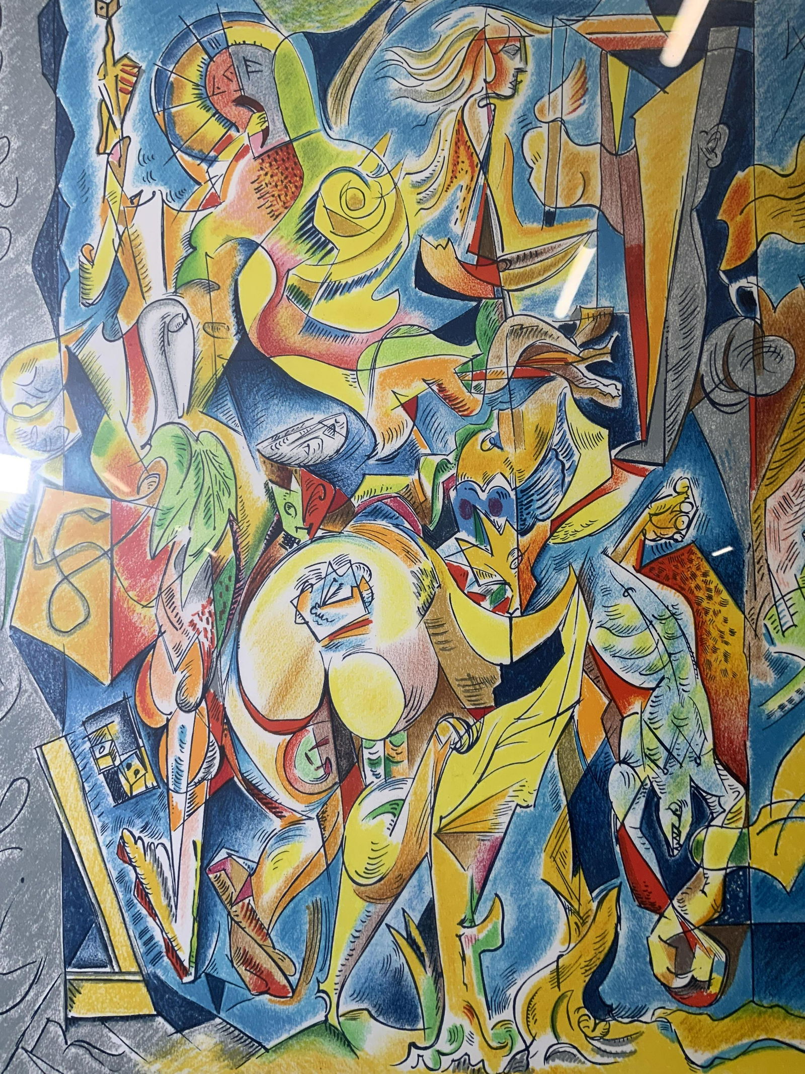 ANDRE DALLON Signed Abstract Lithograph (1 of 7)