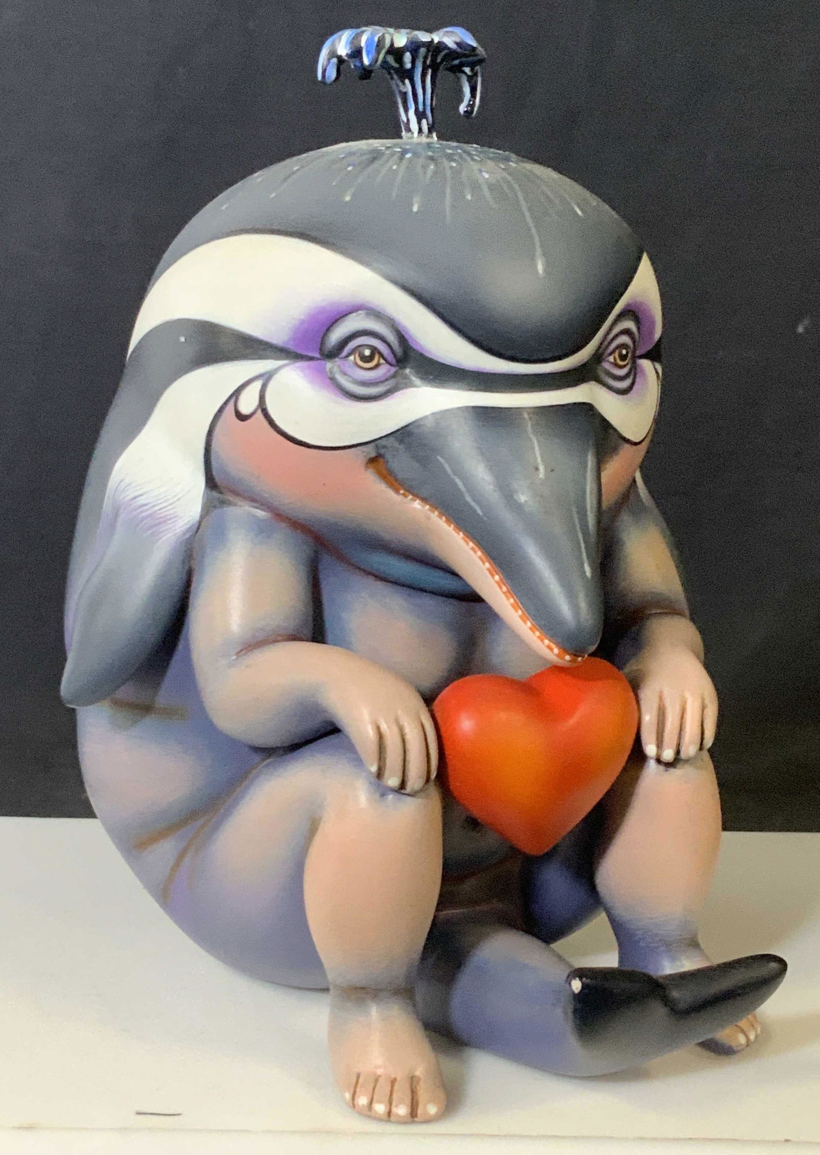 Sergio Bustamante Dolphin Man Sculpture #18/150 (1 of 9)