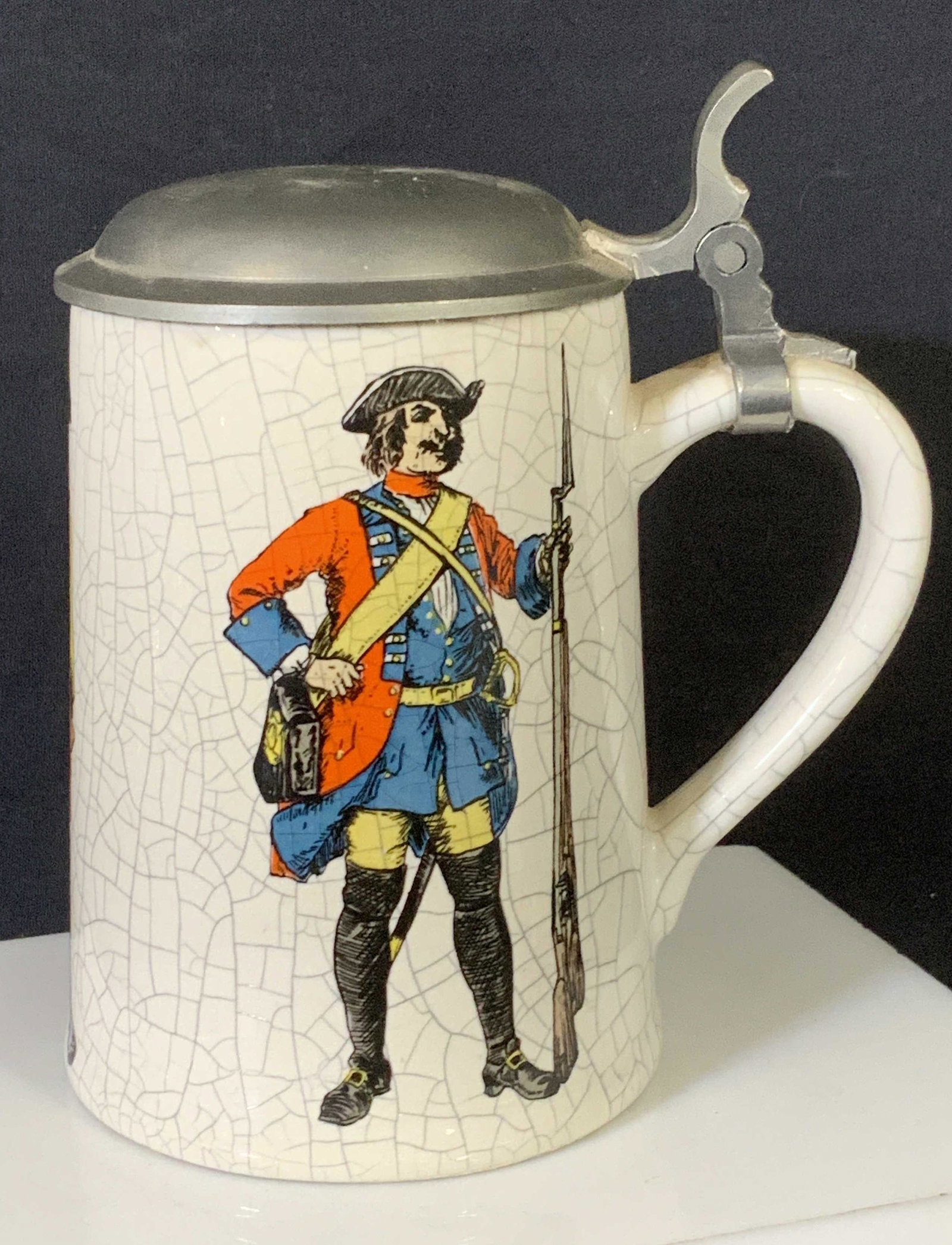 AH Ceramic Soldier Tankard, West Germany (1 of 5)