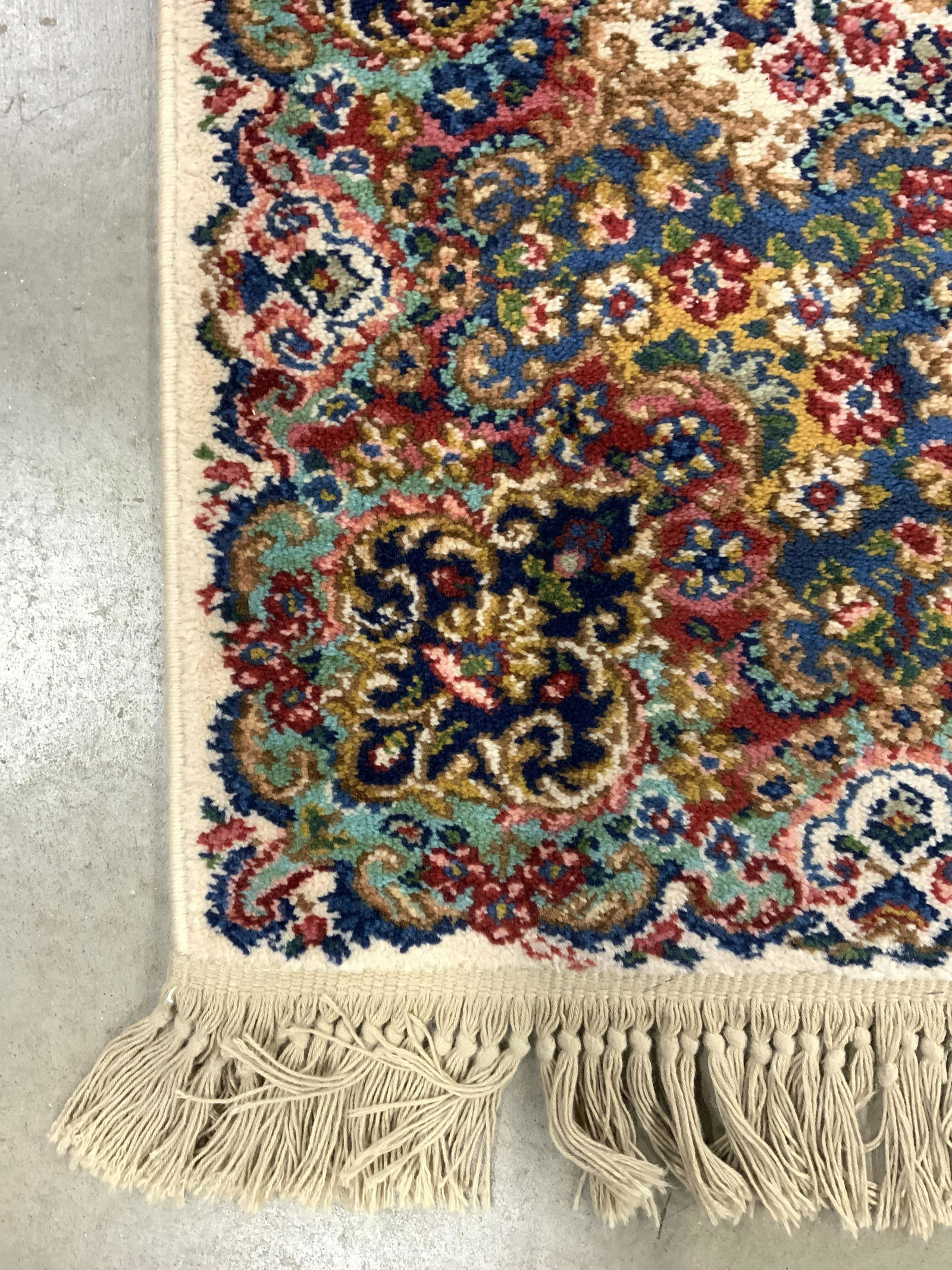 Handmade Oriental Fringed Wool Area Rug (1 of 8)