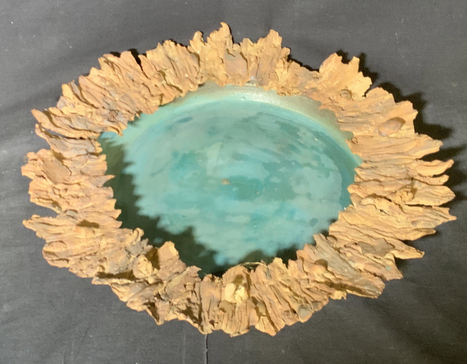 Signed Handmade Artisan Ceramic Centerpiece Bowl (1 of 9)