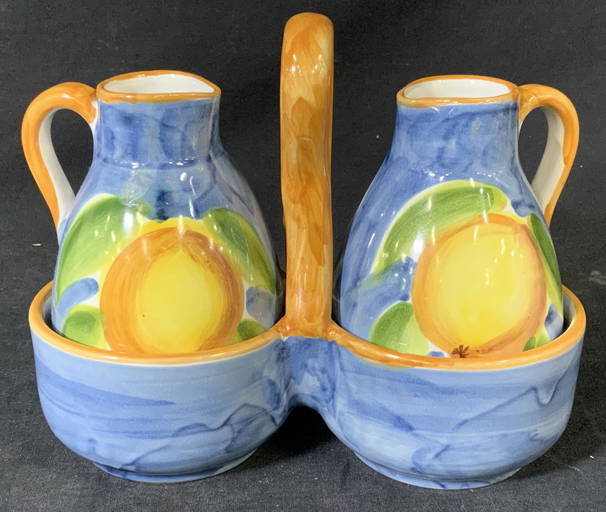 Ceramic Oli And Vinegar Vessels, Italy