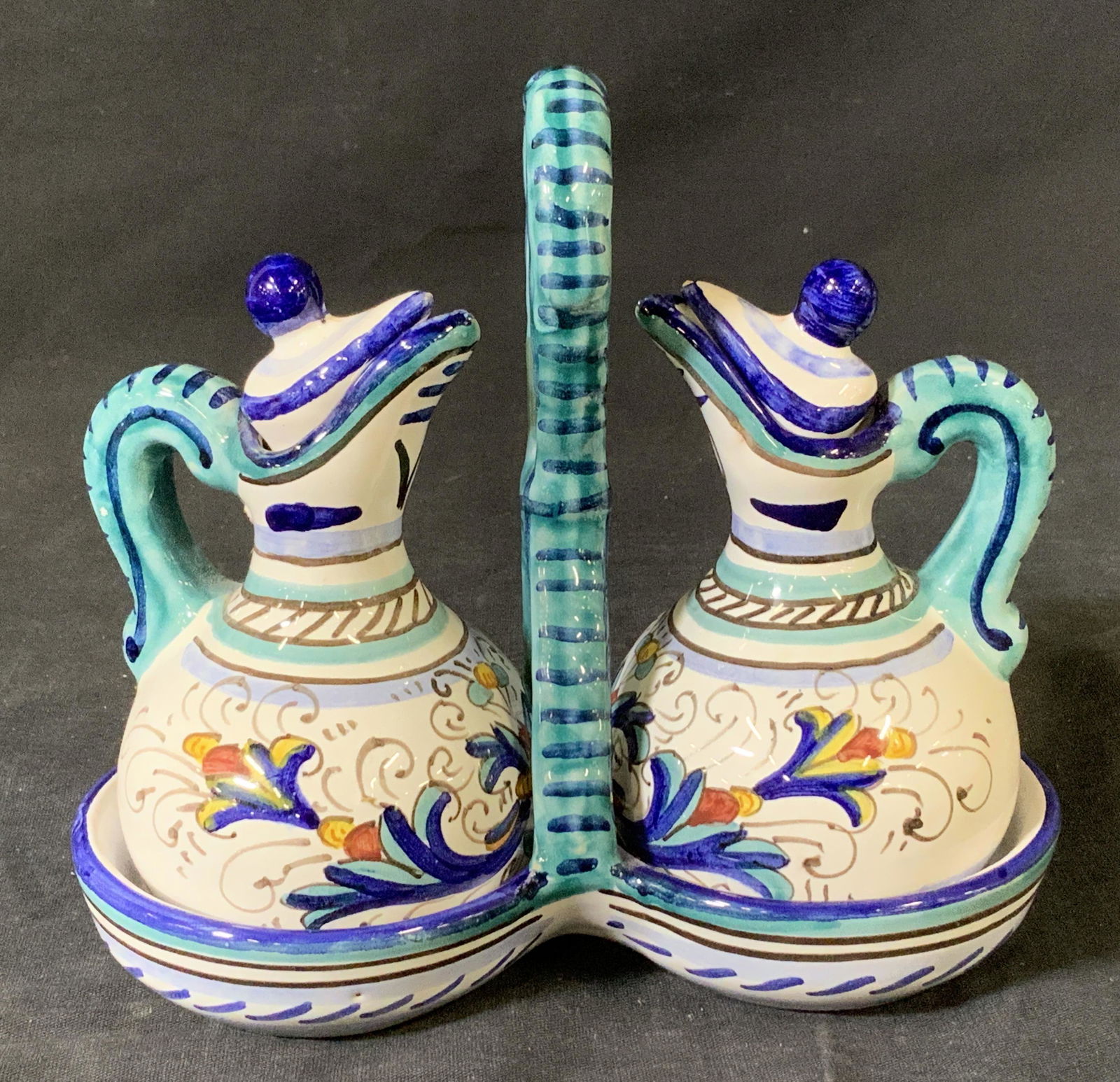 Ceramic Oli & Vinegar Vessels, Venetian Pottery (1 of 7)