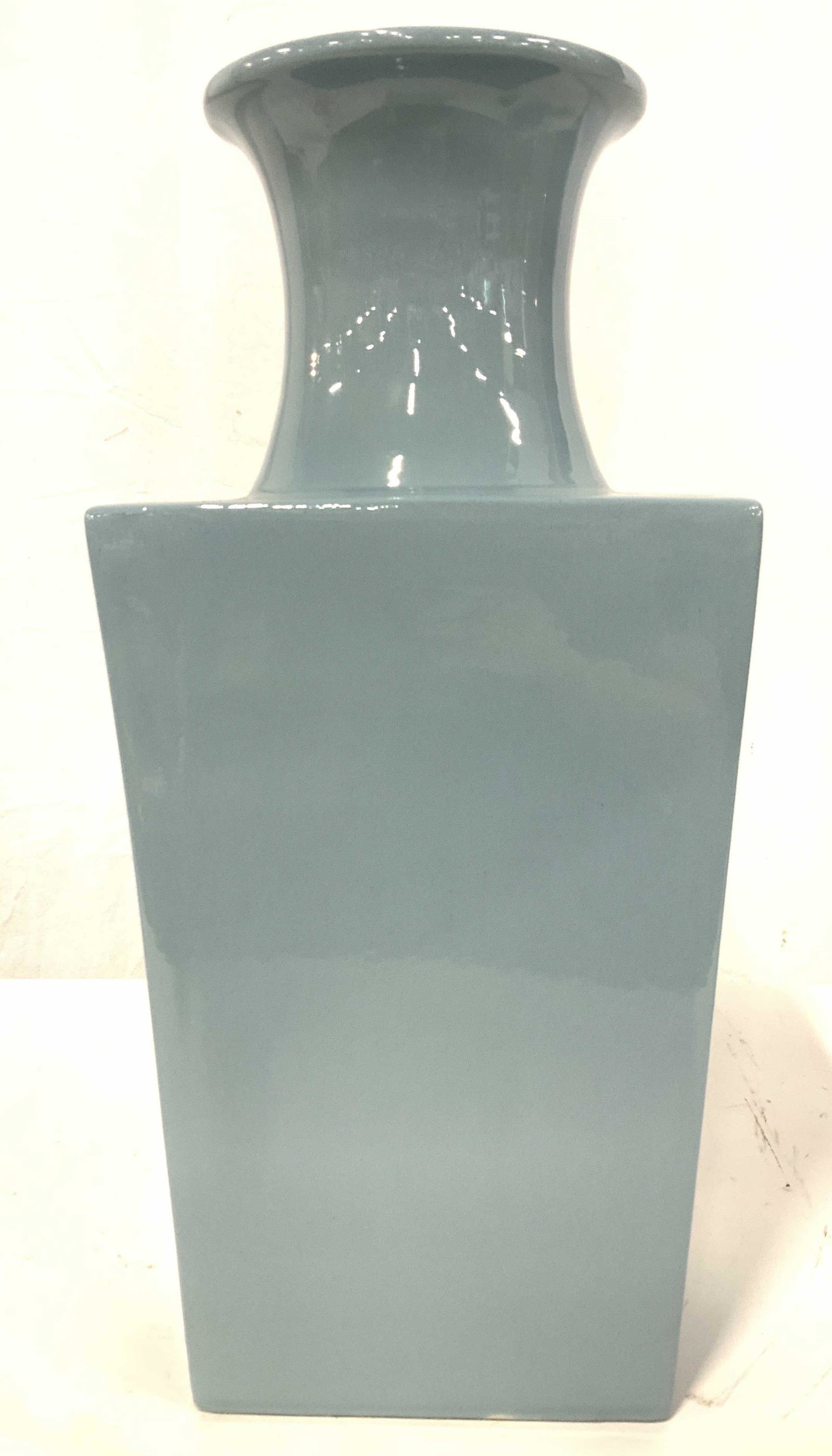 Minimalist Modern Blue Glazed Vase (1 of 7)