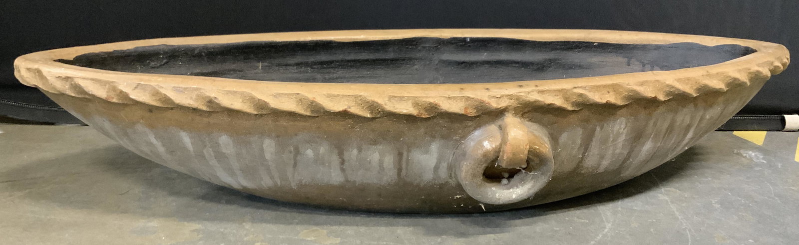 Earthenware Bird Bath Bowl (1 of 8)