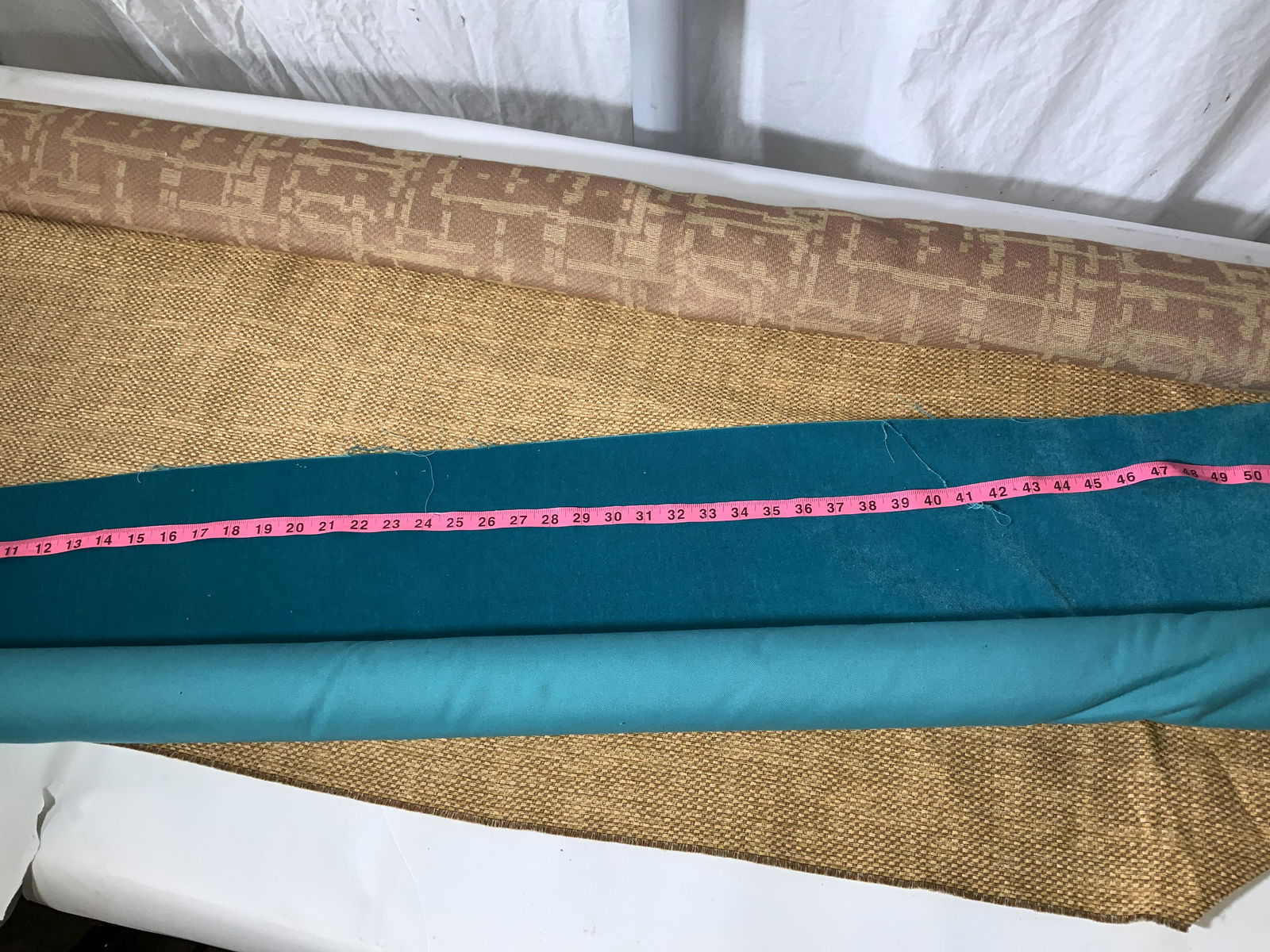 Lot 2 Partial Bolts of Luxury Chenille Fabric (1 of 7)