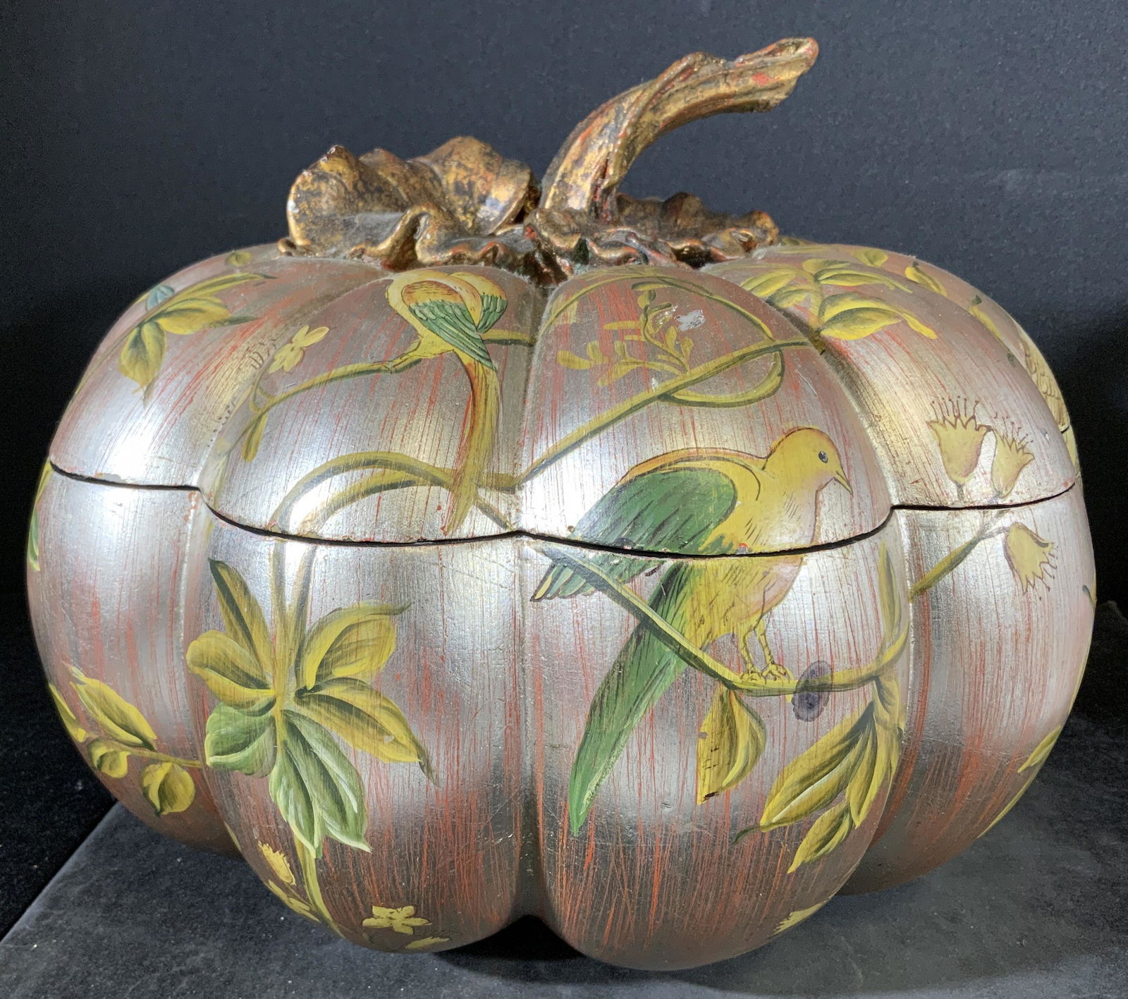 CASTLIAN Hand Painted Pumpkin Vessel (1 of 6)