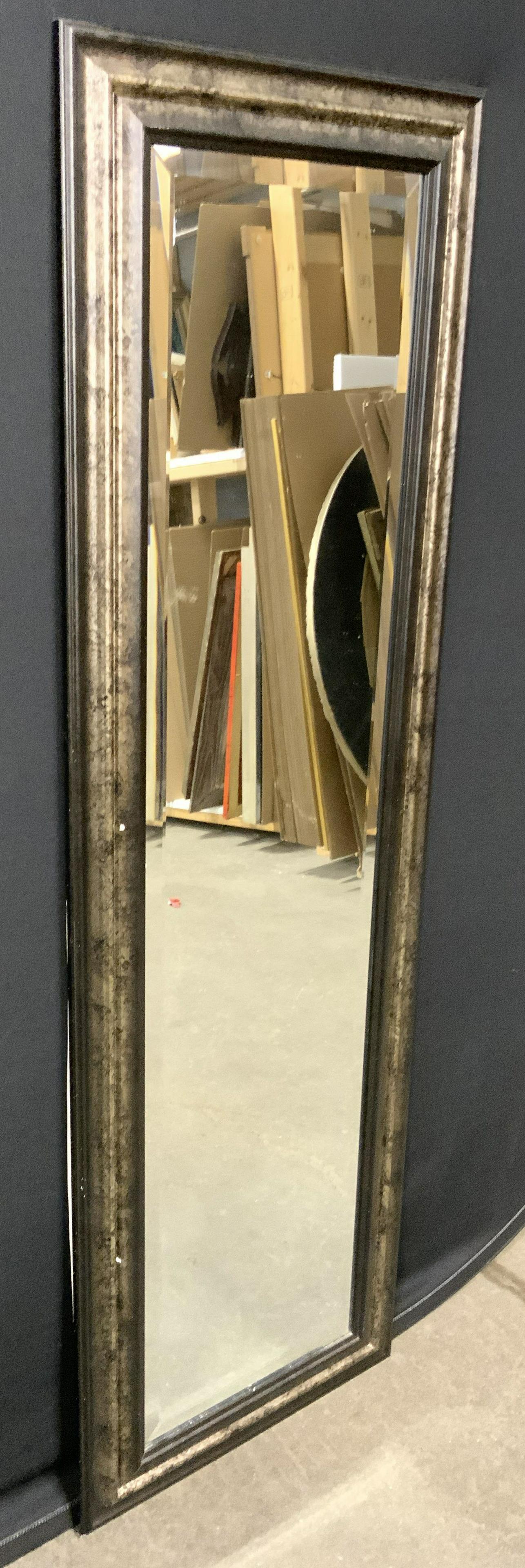 Slim Framed Beveled Wall Mirror (1 of 8)