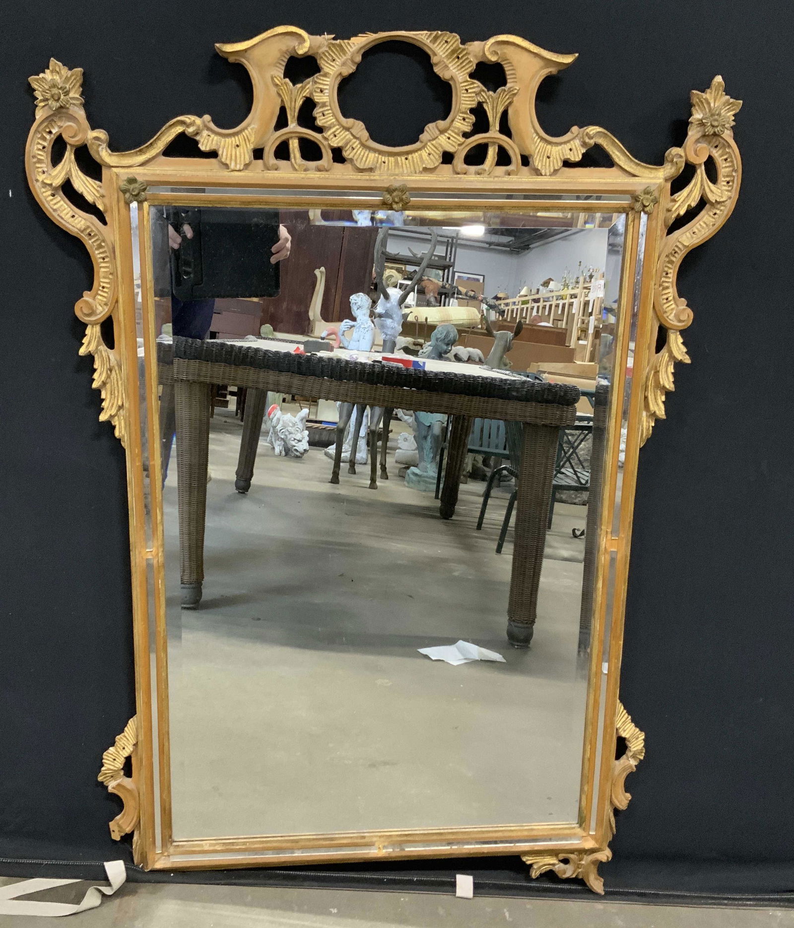 Vintage JEFFCO Gilt Frame Mirror (1 of 8)