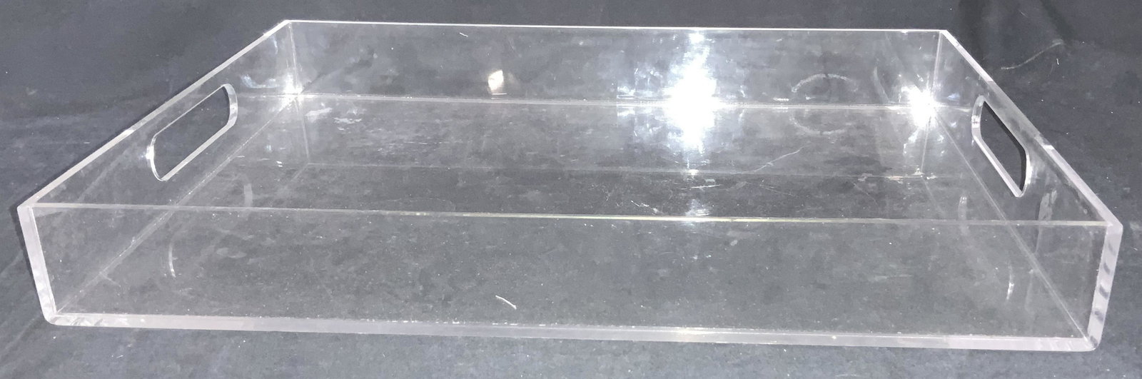 Mid Century Lucite Tray with Handles (1 of 5)
