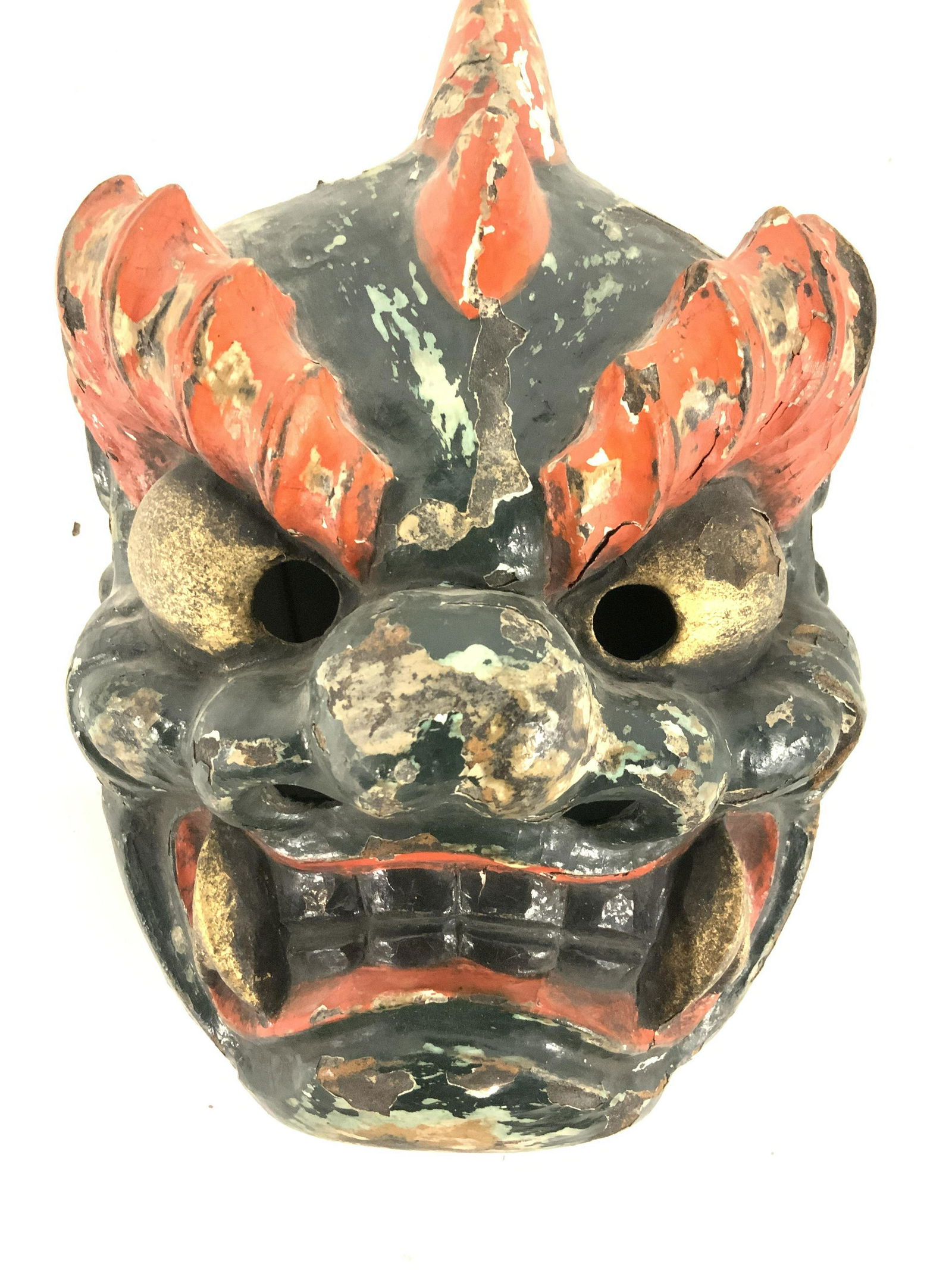 Collect. TAKASHIMAYA Hand Painted Dragon Mask, (1 of 10)