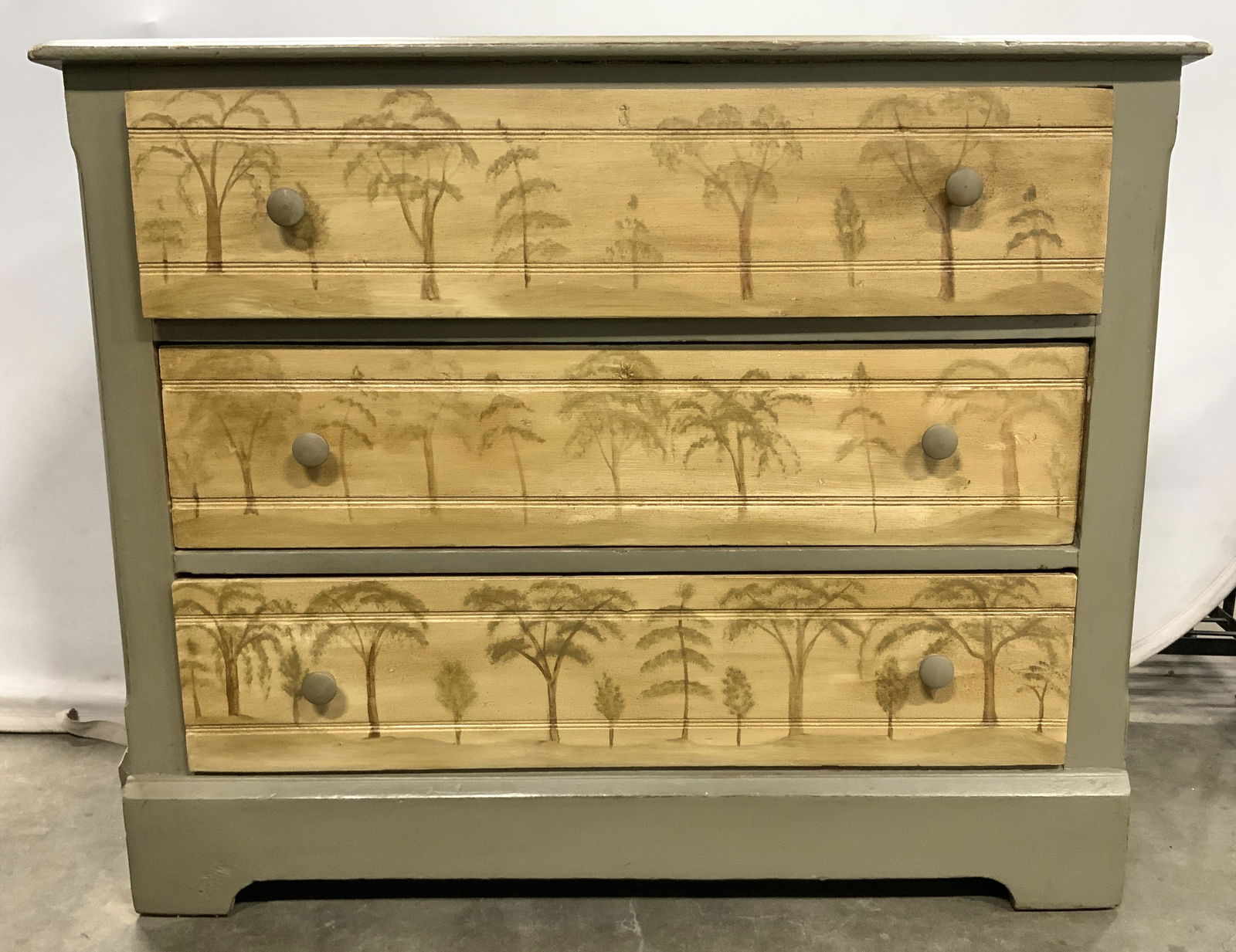 Antique Painted 3 Drawer Chest Circa 1860’s (1 of 10)